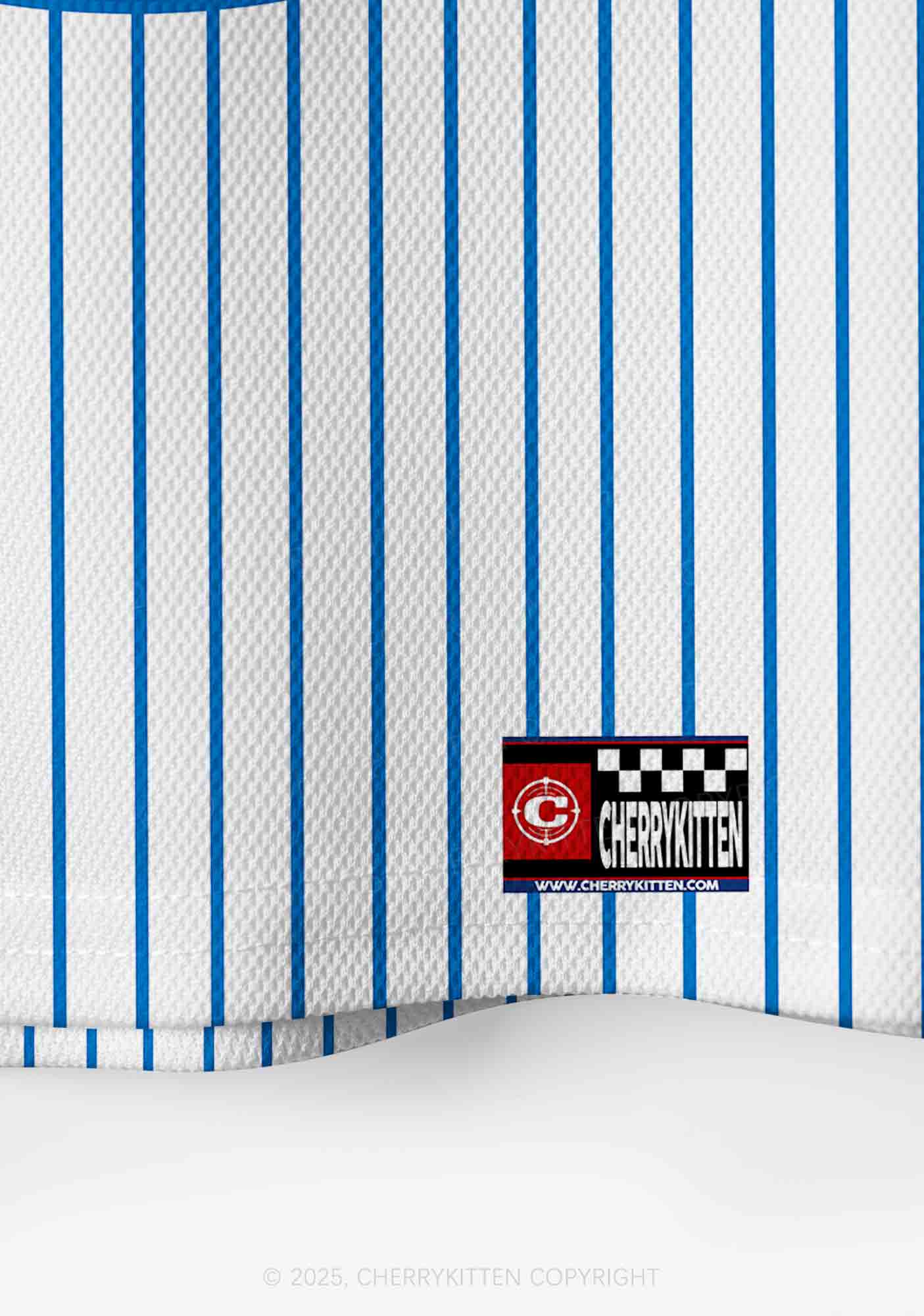 Custom Blue Faggot Pride Y2K Crop Sport Jersey Shirts Cherrykitten - Image 4