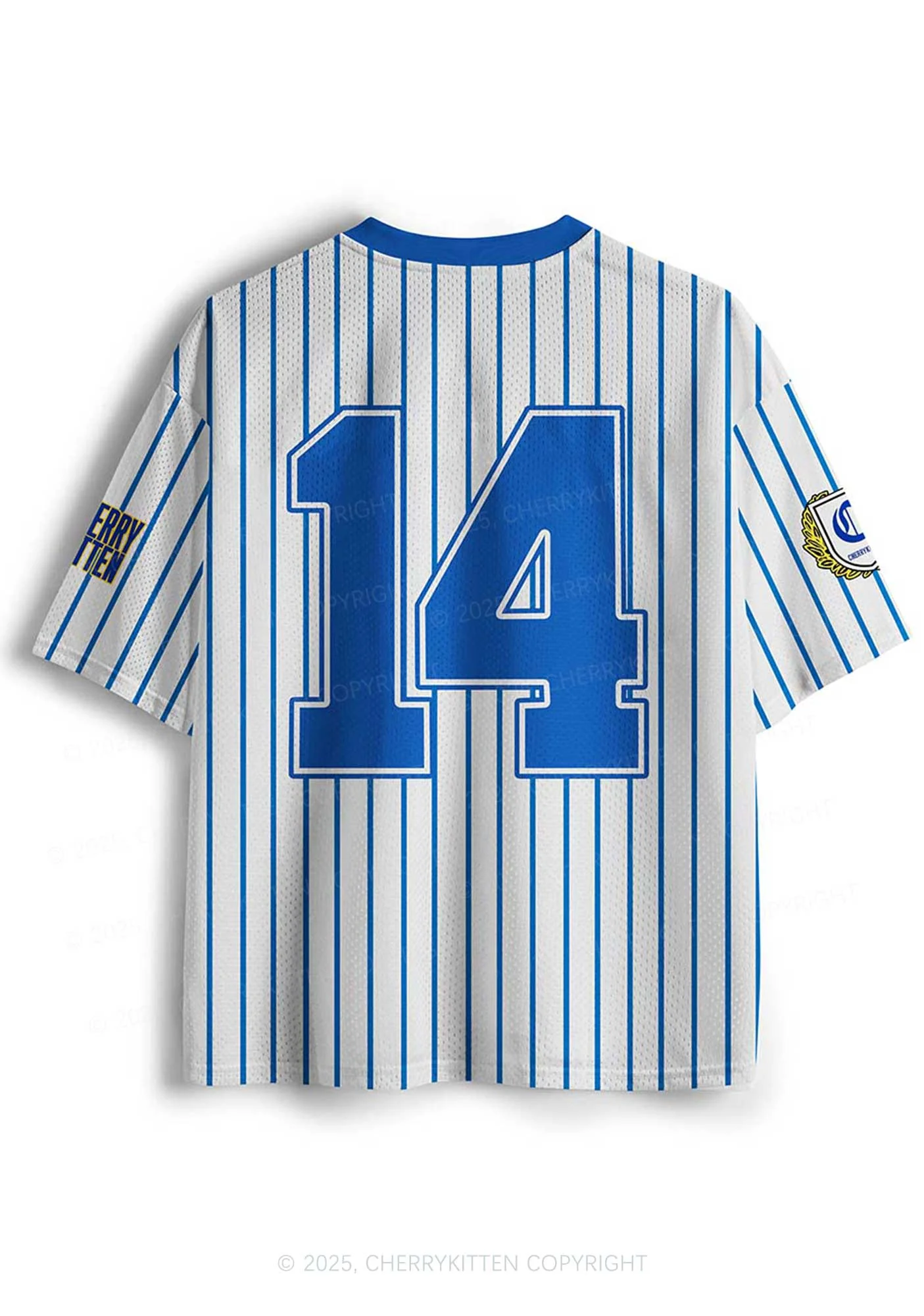 Custom Blue Faggot Pride Y2K Sport Jersey Shirts Cherrykitten - Image 2