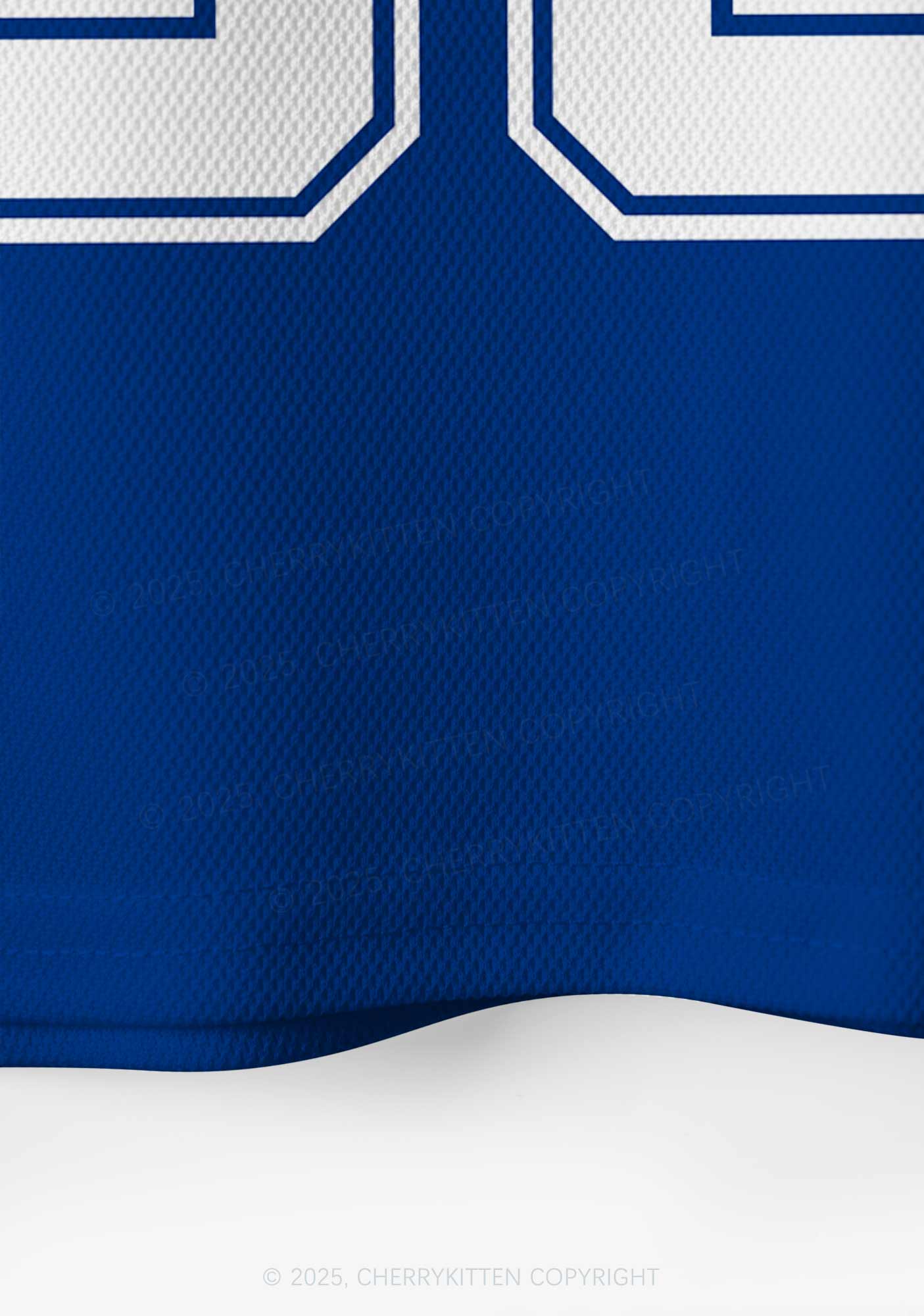 Custom Blue Gay Son Pride Y2K Crop Sport Jersey Shirts Cherrykitten - Image 5