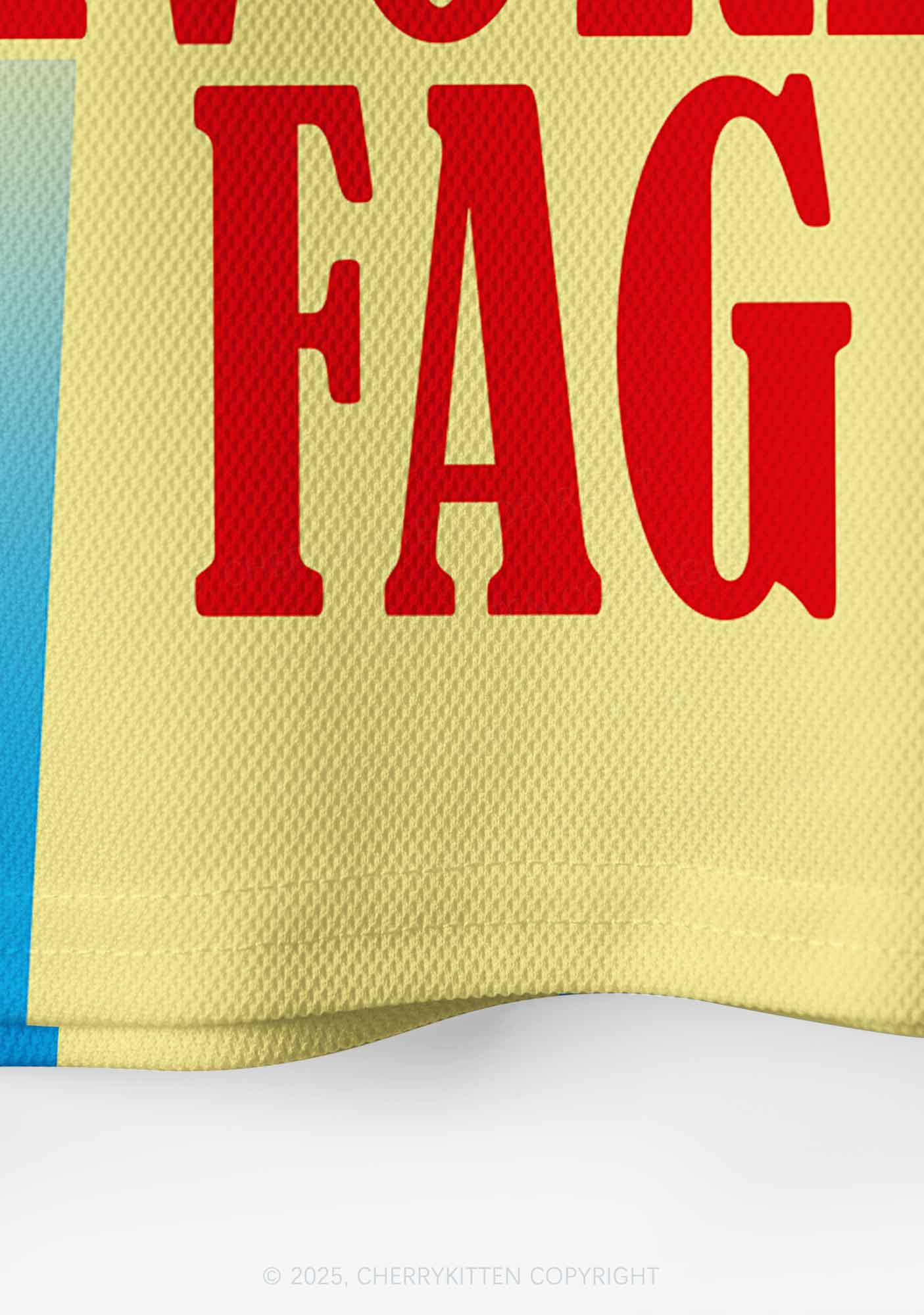 Custom Blue Gods Favorite Fag Pride Y2K Crop Sport Jersey Shirts Cherrykitten - Image 4