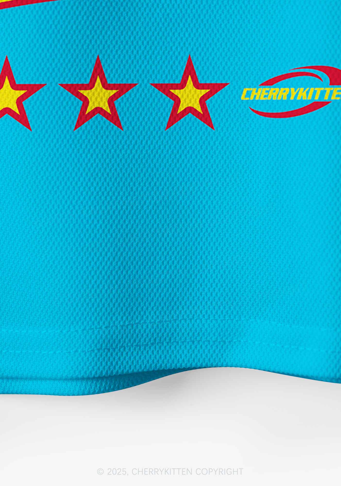 Custom Blue Ketamxxe Y2K Crop Sport Jersey Shirts Cherrykitten - Image 5