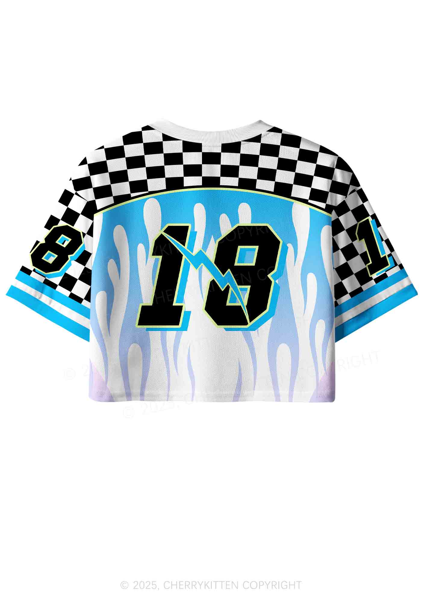Custom Blue Pickle Slxt Y2K Crop Sport Jersey Shirts Cherrykitten - Image 3