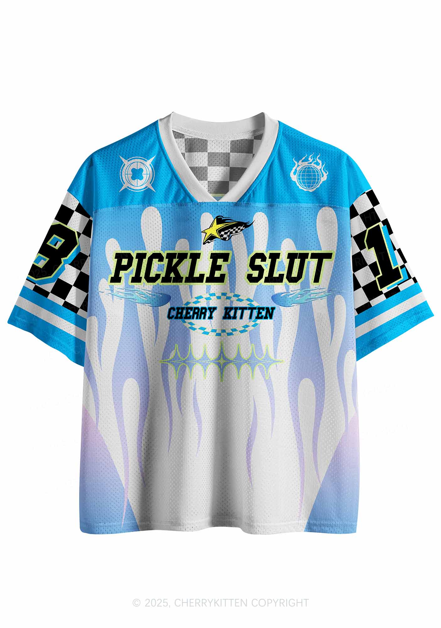 Custom Blue Pickle Slxt Y2K Sport Jersey Shirts Cherrykitten - Image 2