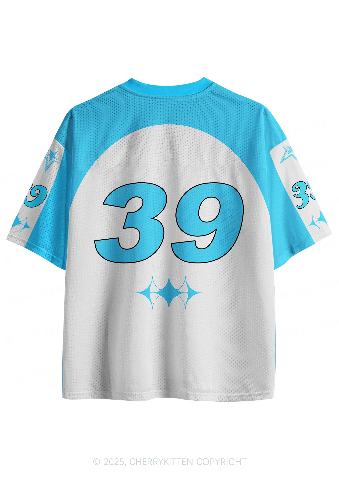 Custom Blue Rizz Em Tism Y2K Sport Jersey Shirts Cherrykitten - Image 2