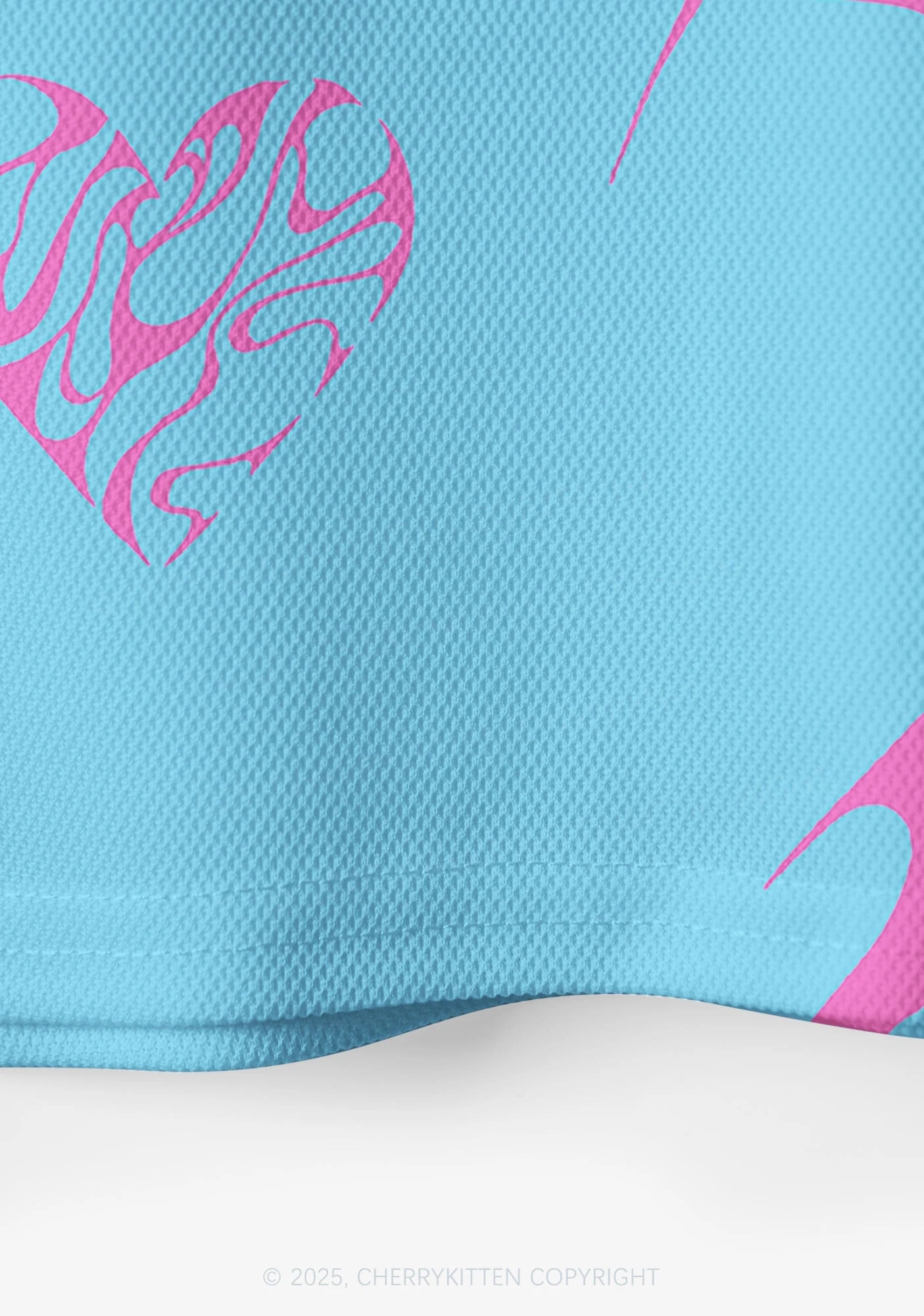 Custom Blue Star Cxxt Y2K Crop Sport Jersey Shirts Cherrykitten - Image 5