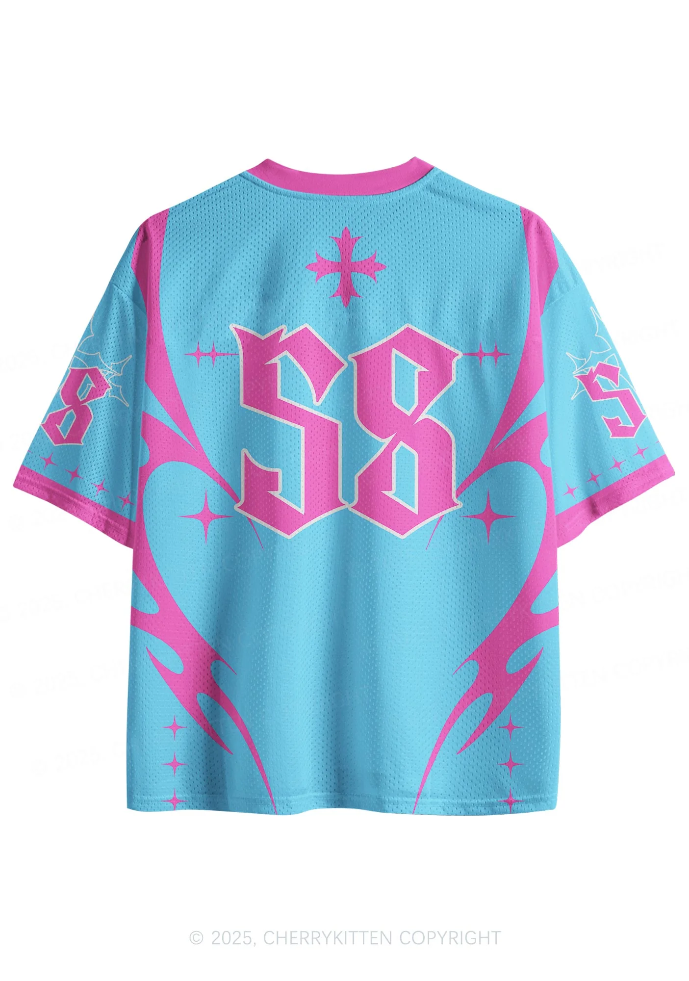 Custom Blue Star Cxxt Y2K Sport Jersey Shirts Cherrykitten - Image 2