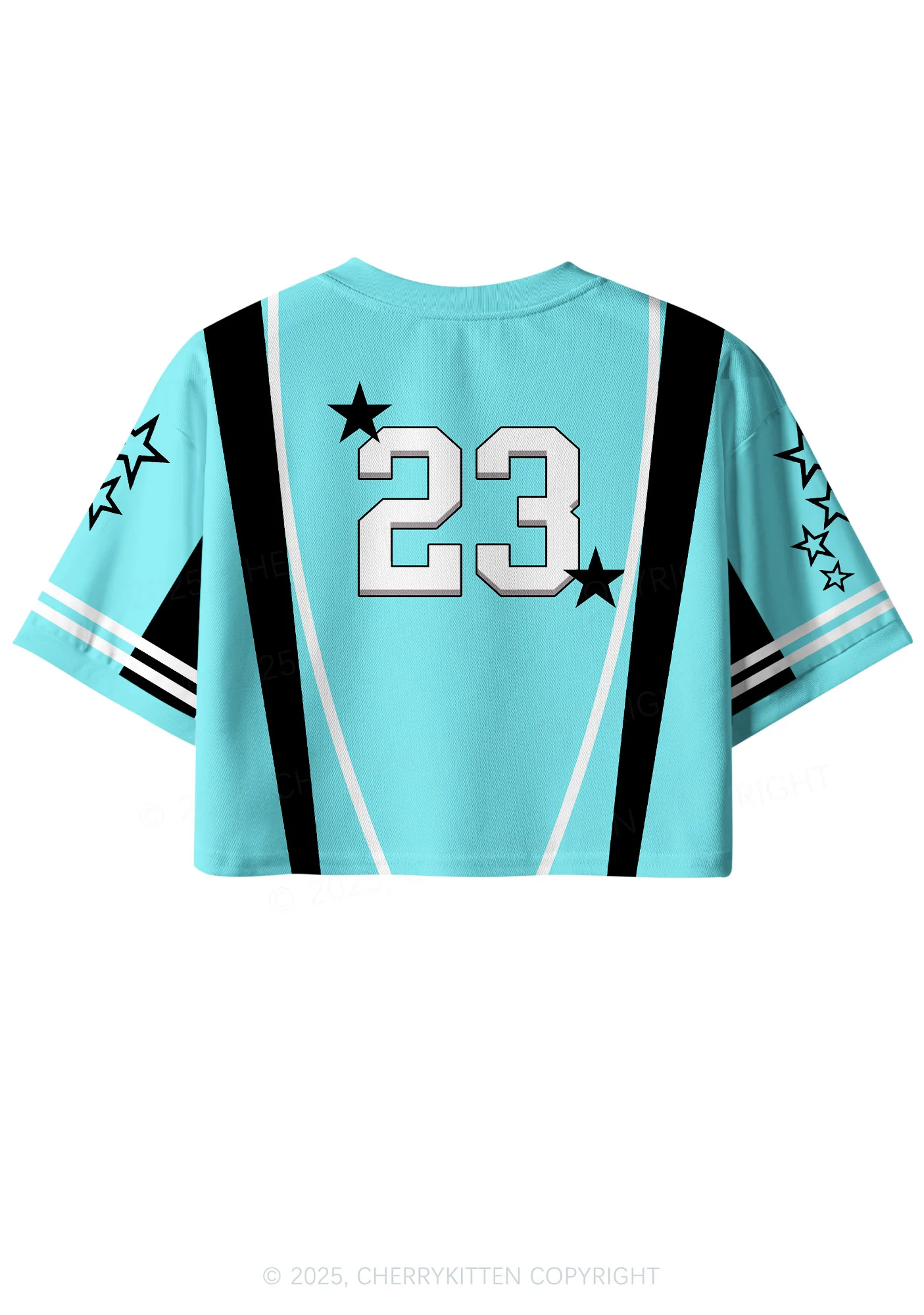 Custom Blue Whos A Good Boy Y2K Crop Sport Jersey Shirts Cherrykitten - Image 2