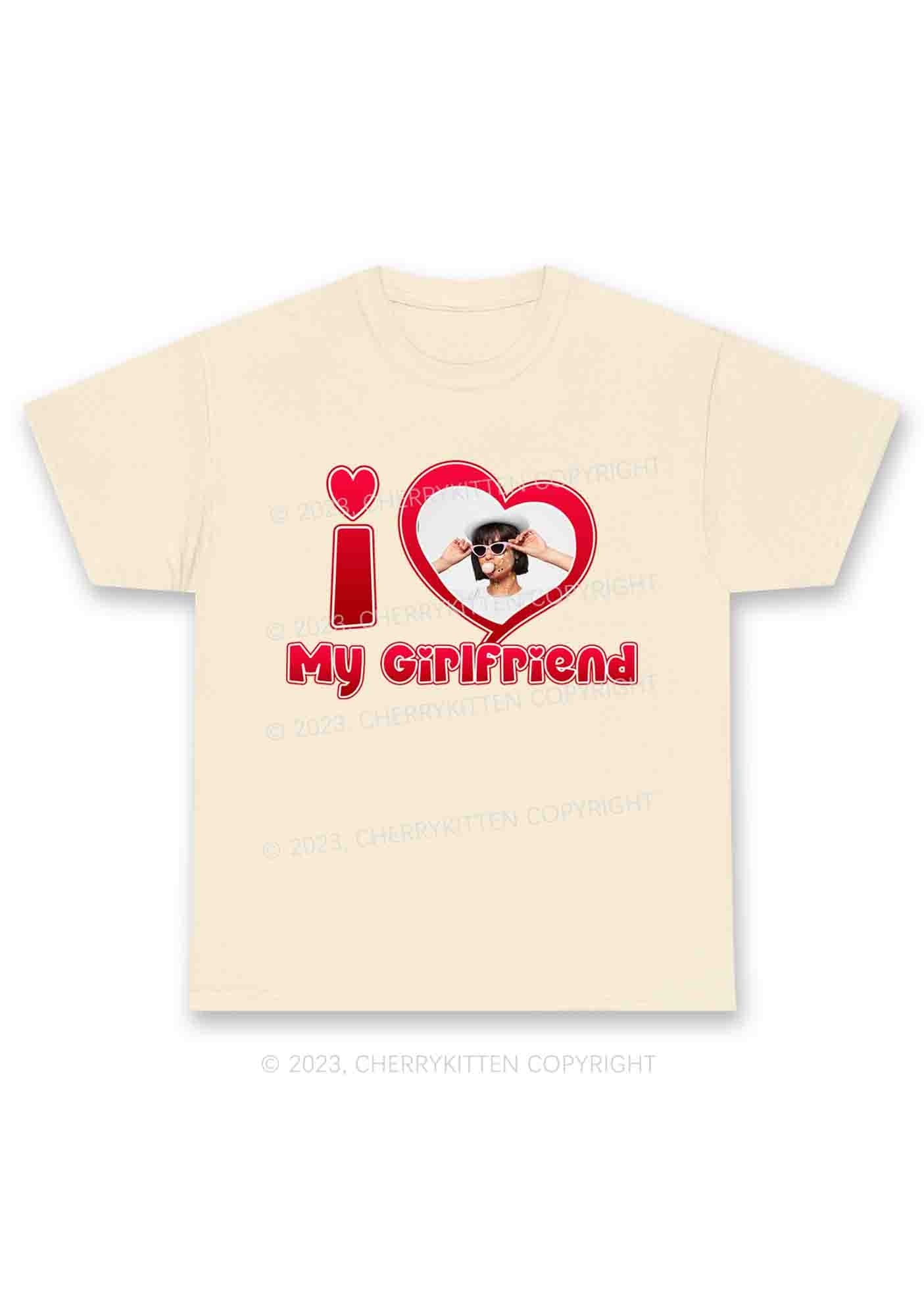 Custom Boyfriend&Girlfriend Red Heart Chunky Shirt - Image 3