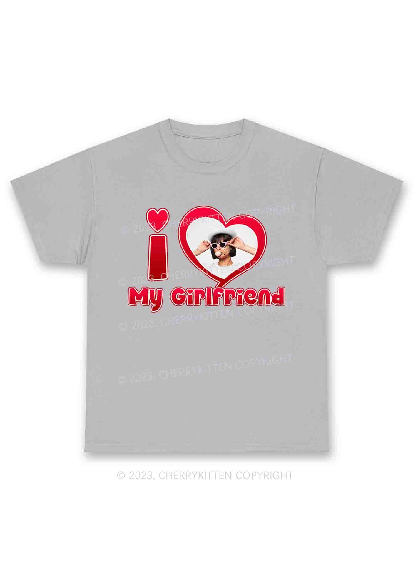 Custom Boyfriend&Girlfriend Red Heart Chunky Shirt - Image 5