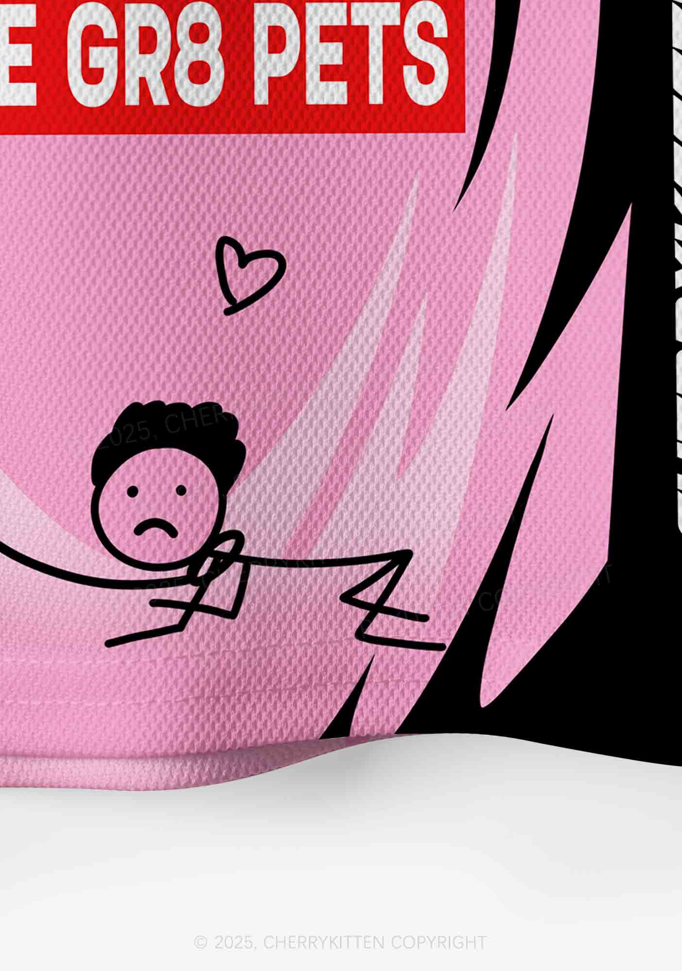 Custom Boys Make Gr8 Pets Y2K Crop Sport Jersey Shirts Cherrykitten - Image 5