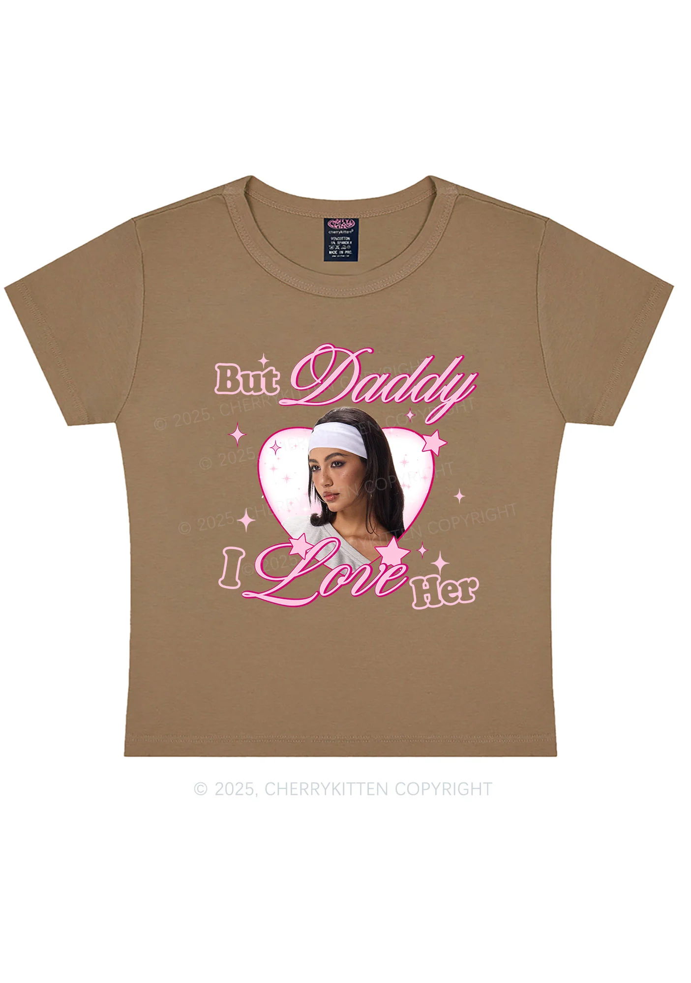 Custom But Daddy I Love Y2K Baby Tee Cherrykitten - Image 10