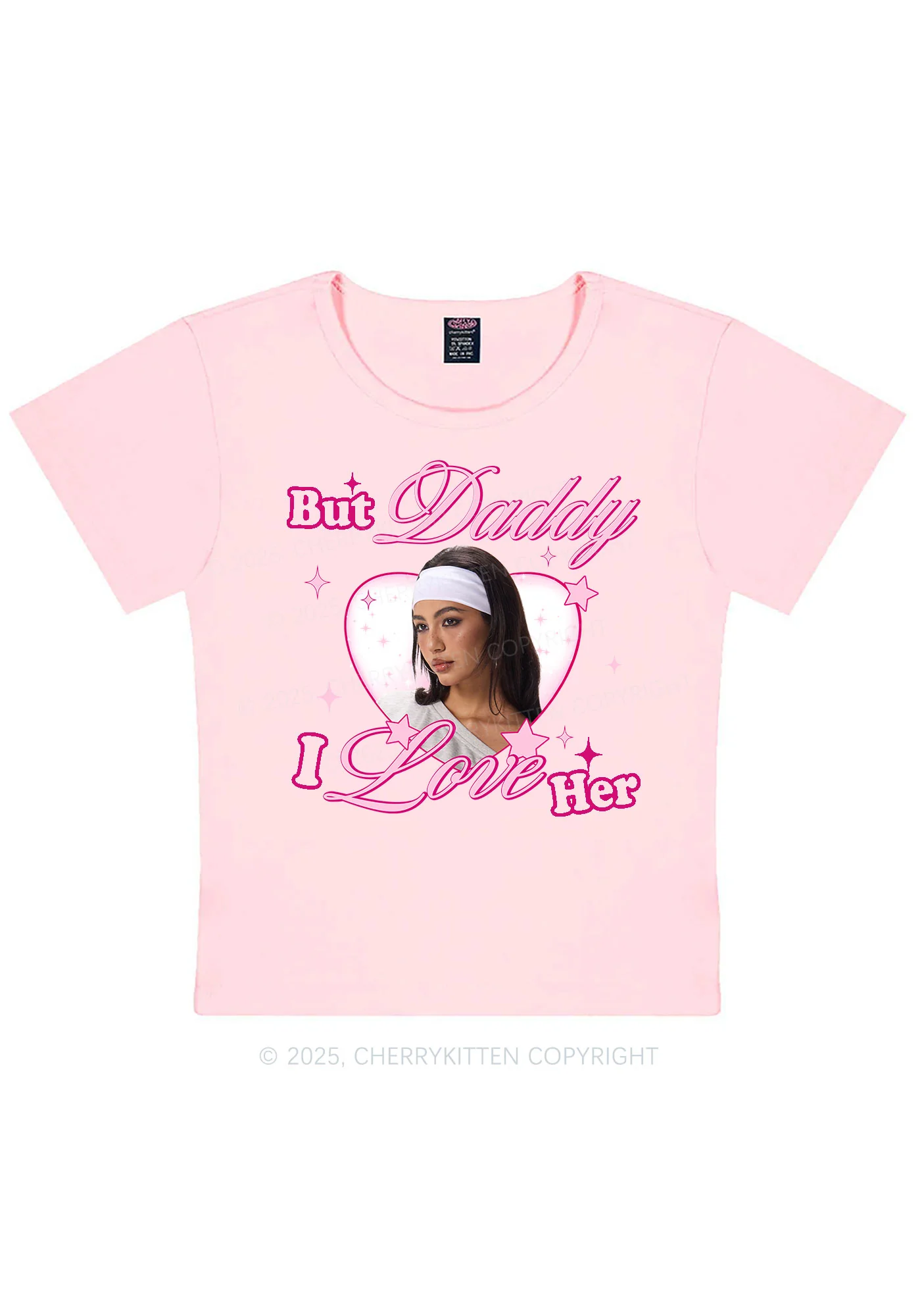 Custom But Daddy I Love Y2K Baby Tee Cherrykitten - Image 11