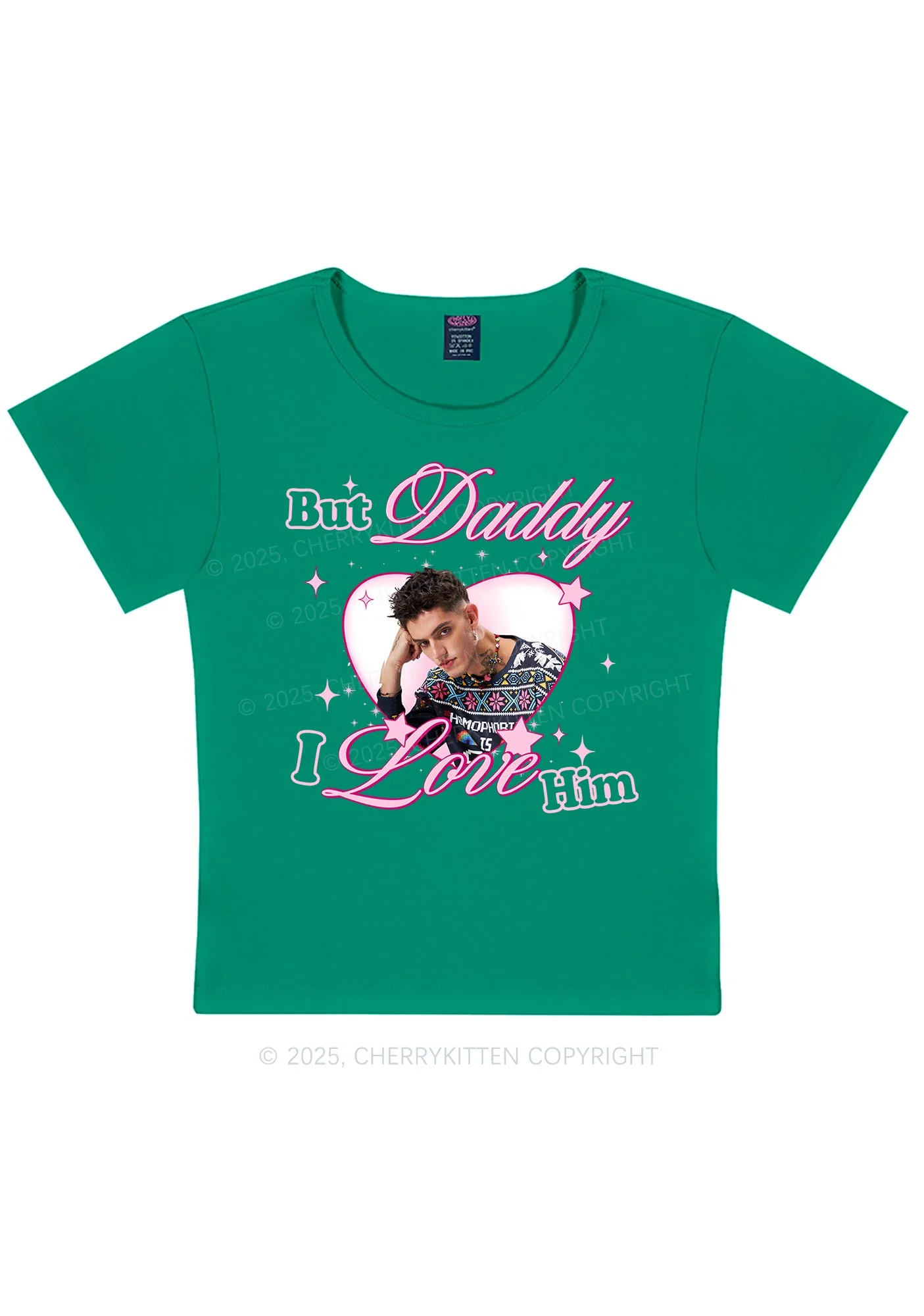 Custom But Daddy I Love Y2K Baby Tee Cherrykitten - Image 12