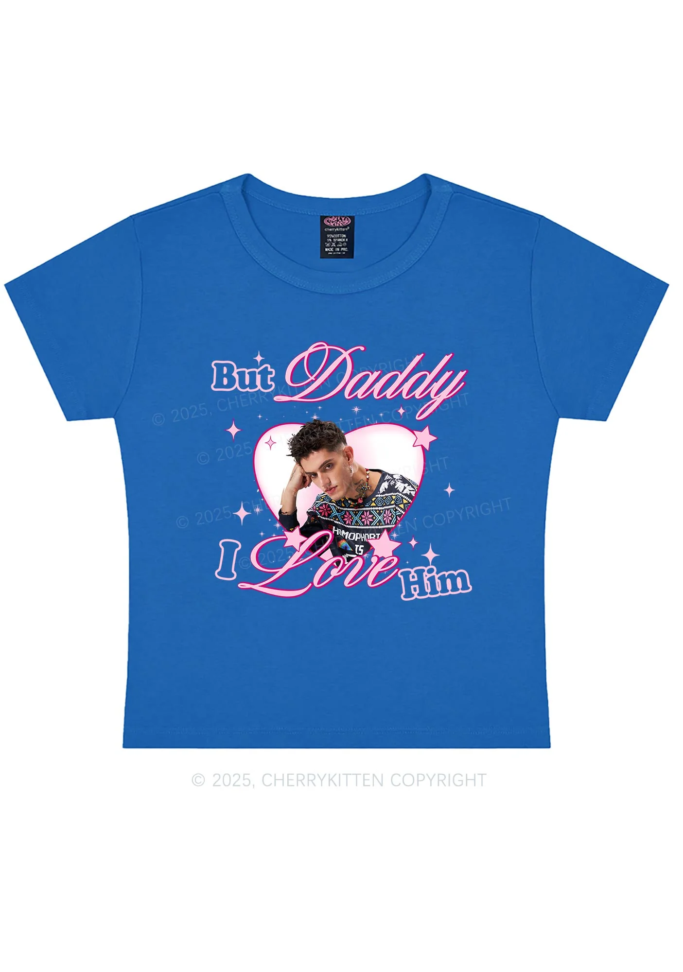 Custom But Daddy I Love Y2K Baby Tee Cherrykitten - Image 7