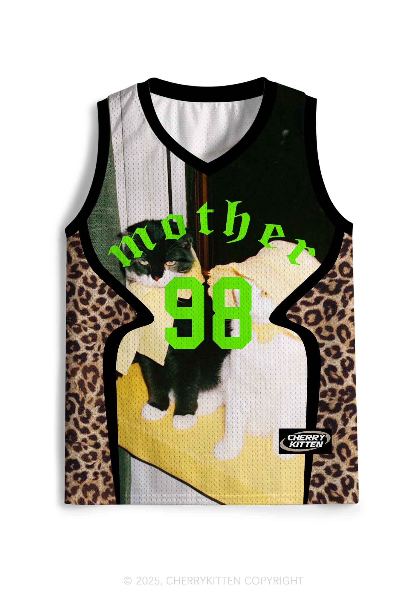 Custom Cats Friend Y2K Sport Jersey Tank Cherrykitten - Image 2