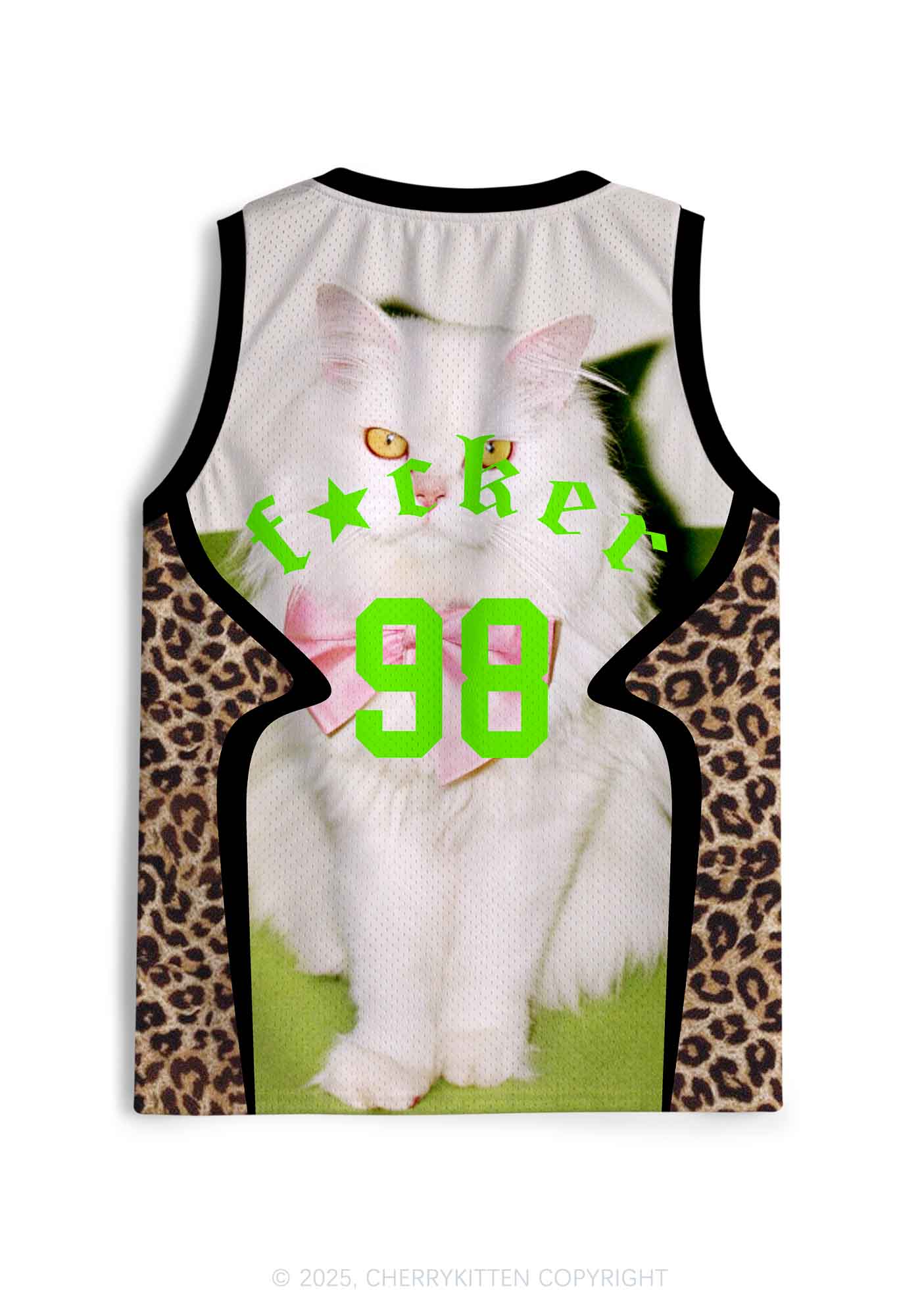 Custom Cats Friend Y2K Sport Jersey Tank Cherrykitten - Image 3