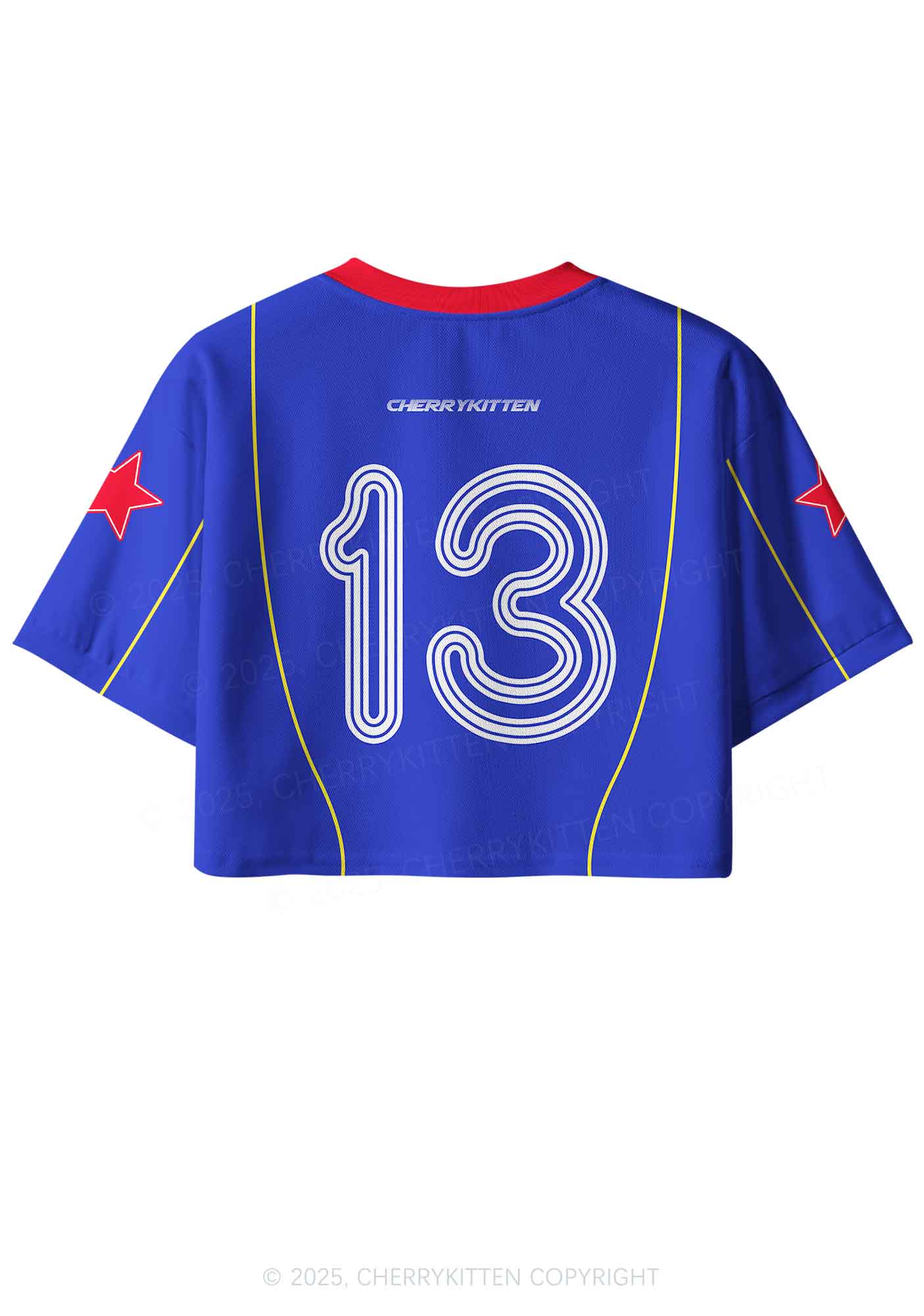 Custom Choke Me Y2K Crop Sport Jersey Shirts Cherrykitten - Image 2