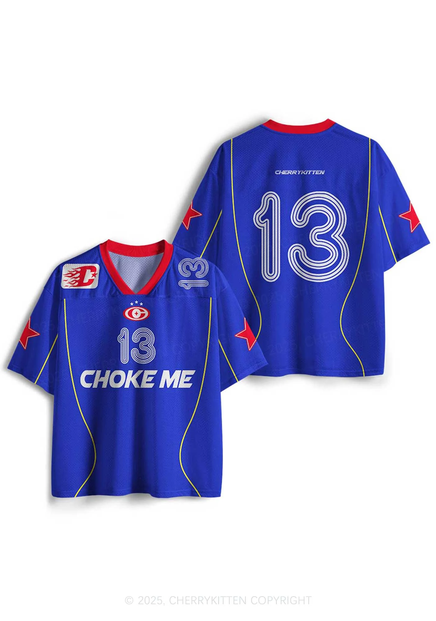 Custom Choke Me Y2K Sport Jersey Shirts Cherrykitten - Image 3