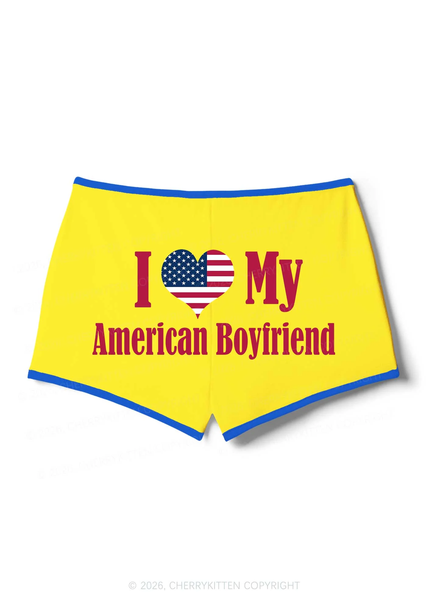 Custom Country Valentine's Day Y2K Booty Shorts Cherrykitten - Image 6