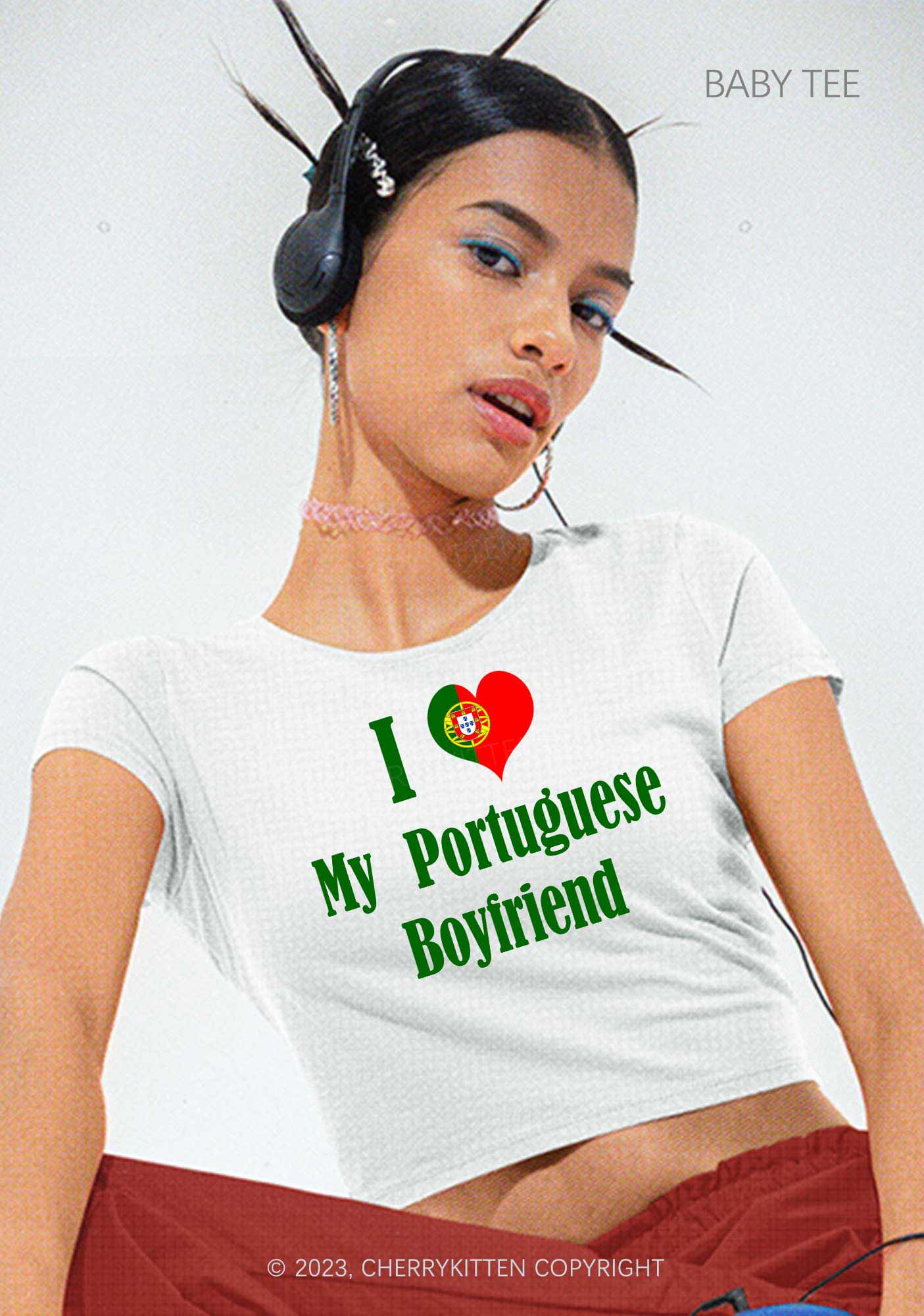 Custom Country Y2K Valentine's Day Shirt Cherrykitten - Image 3