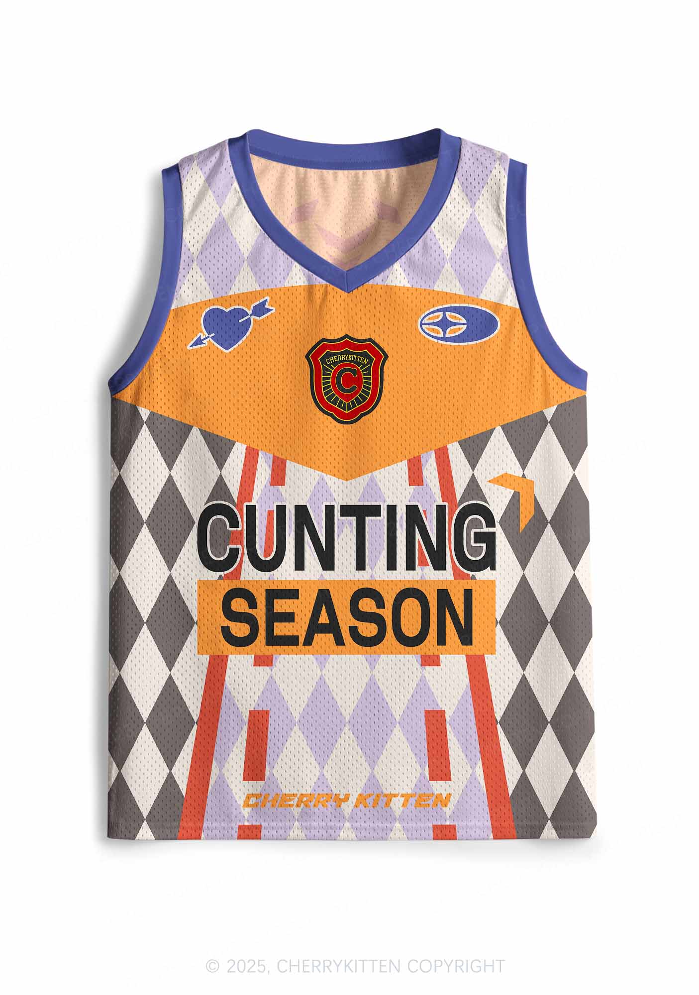 Custom Cunting Season Y2K Sport Jersey Tank Cherrykitten - Image 2