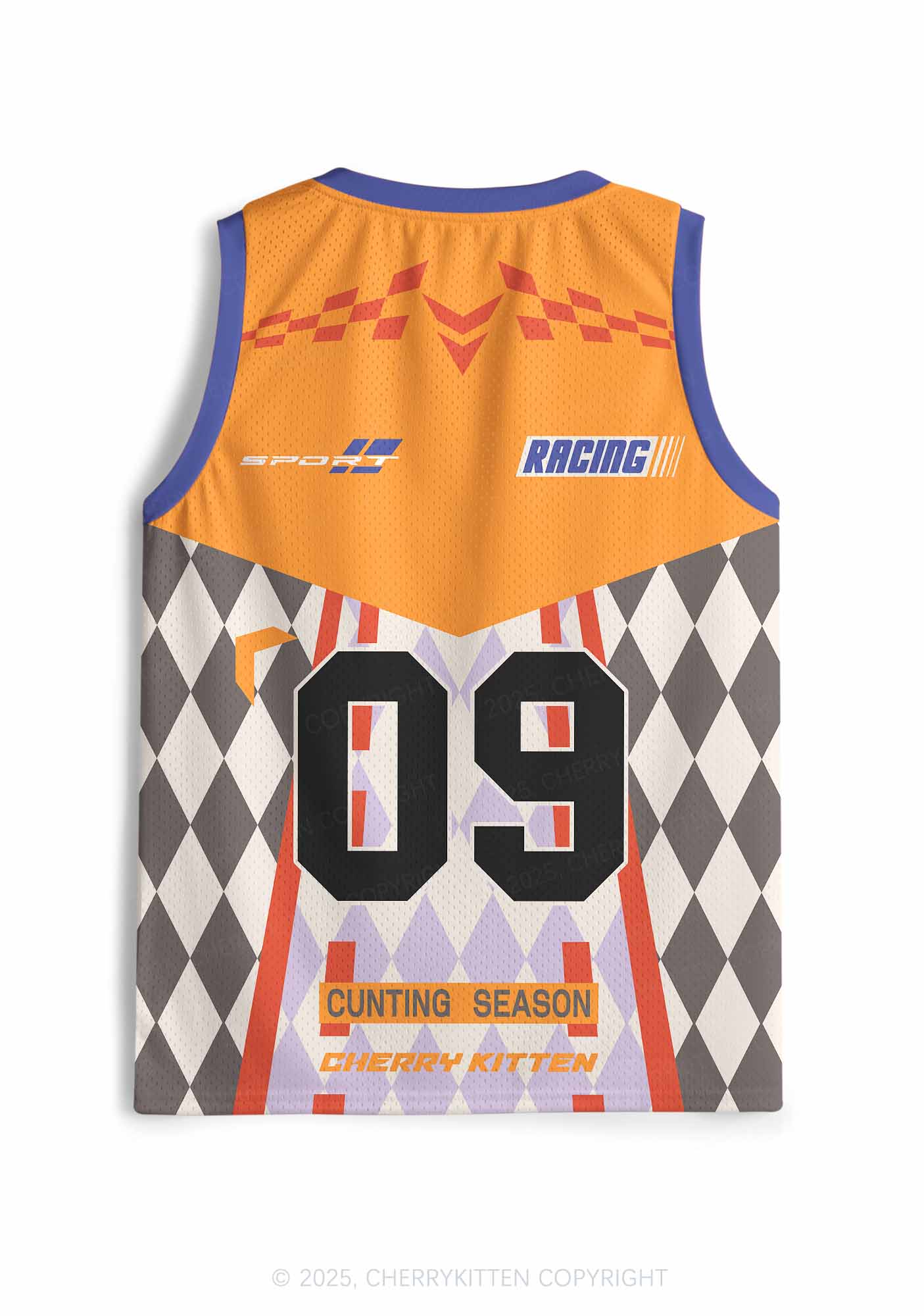 Custom Cunting Season Y2K Sport Jersey Tank Cherrykitten - Image 3
