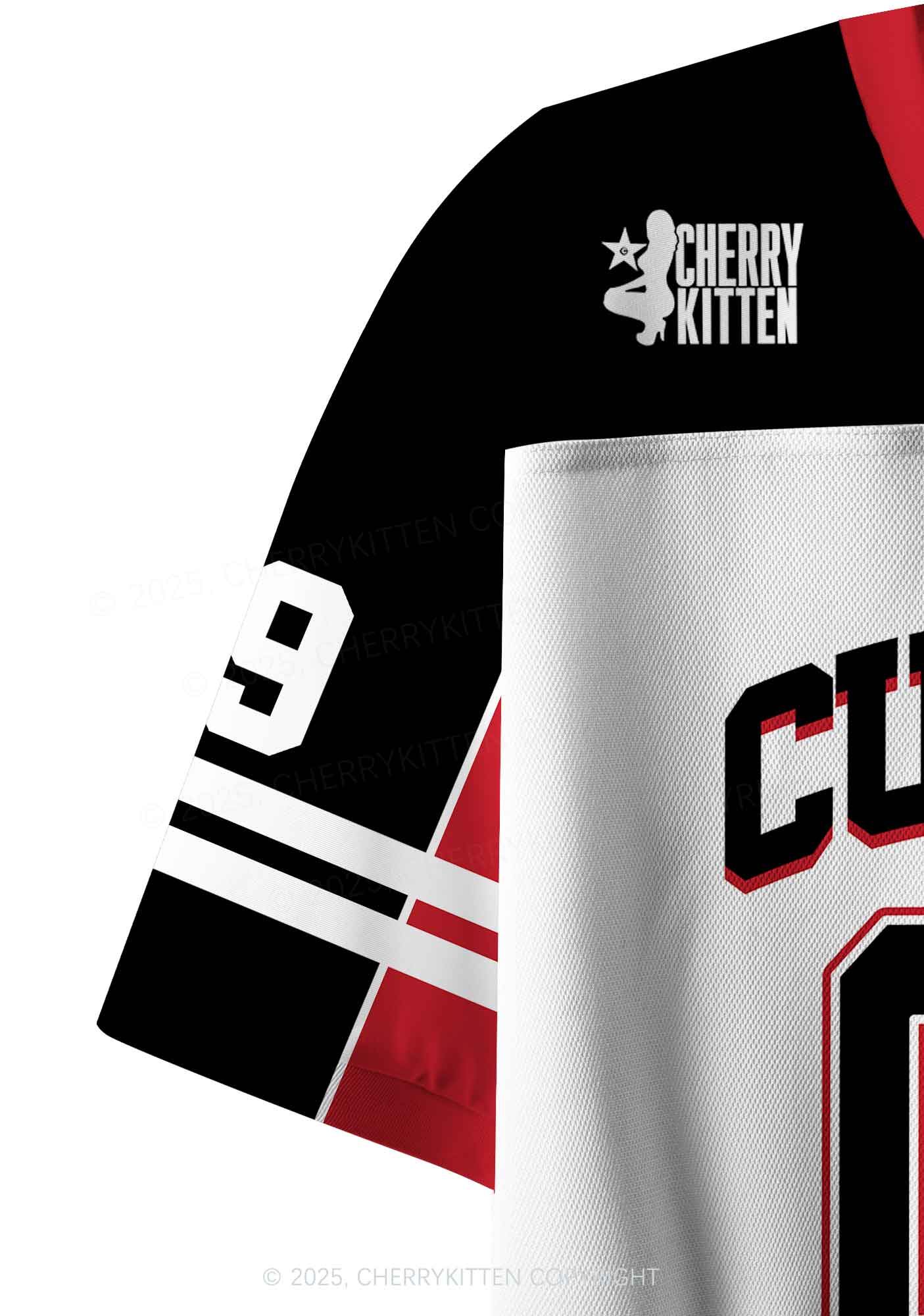 Custom Cuntry Y2K Crop Sport Jersey Shirts Cherrykitten - Image 6