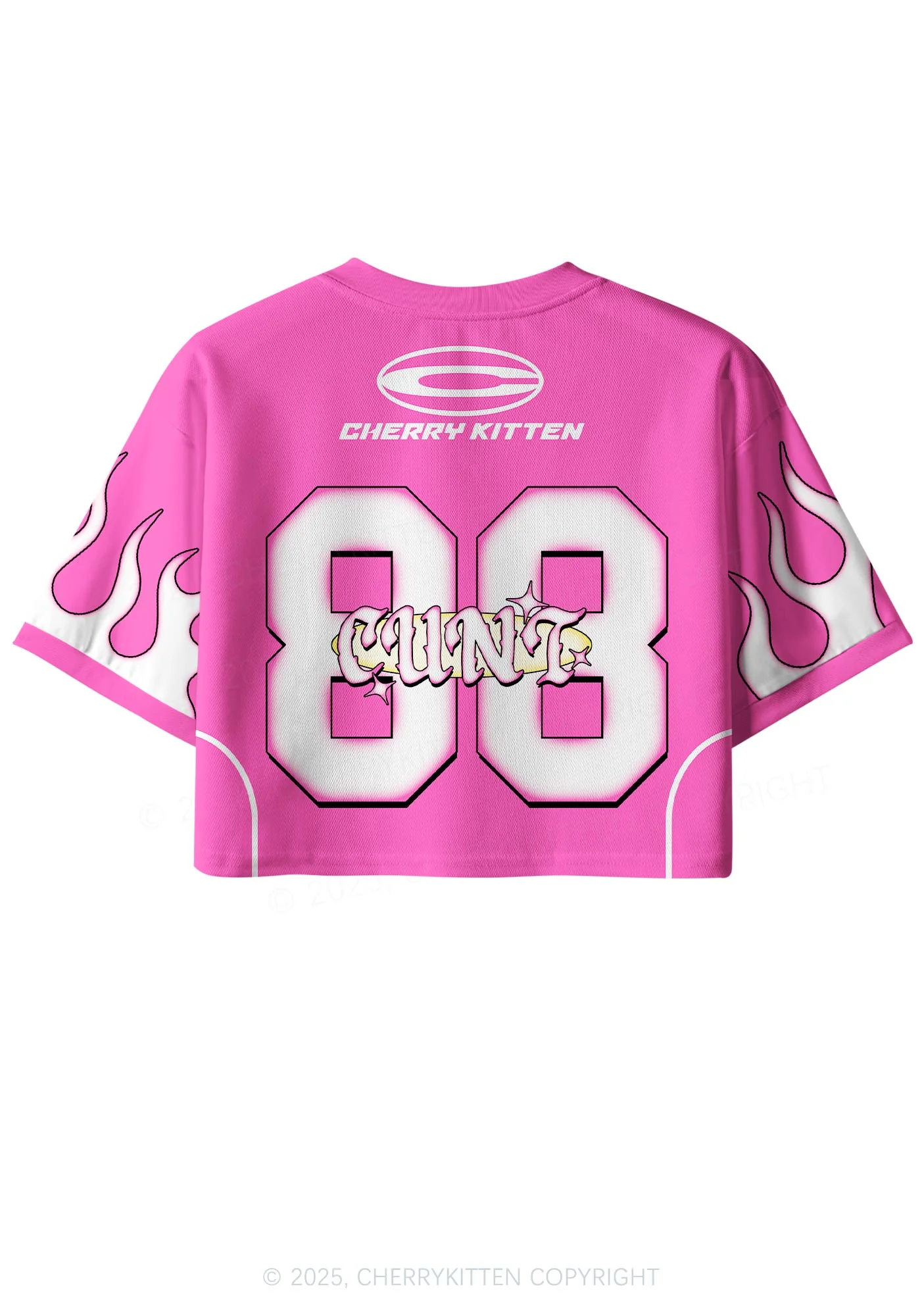 Custom Cxxt Angel Y2K Crop Sport Jersey Shirts Cherrykitten - Image 3