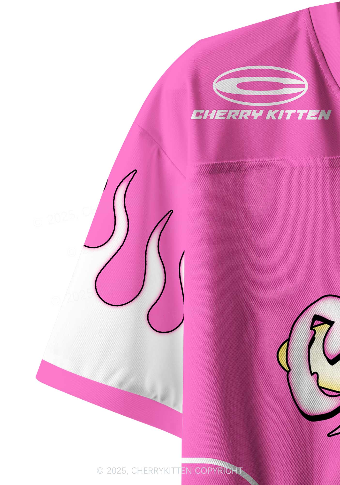 Custom Cxxt Angel Y2K Crop Sport Jersey Shirts Cherrykitten - Image 6