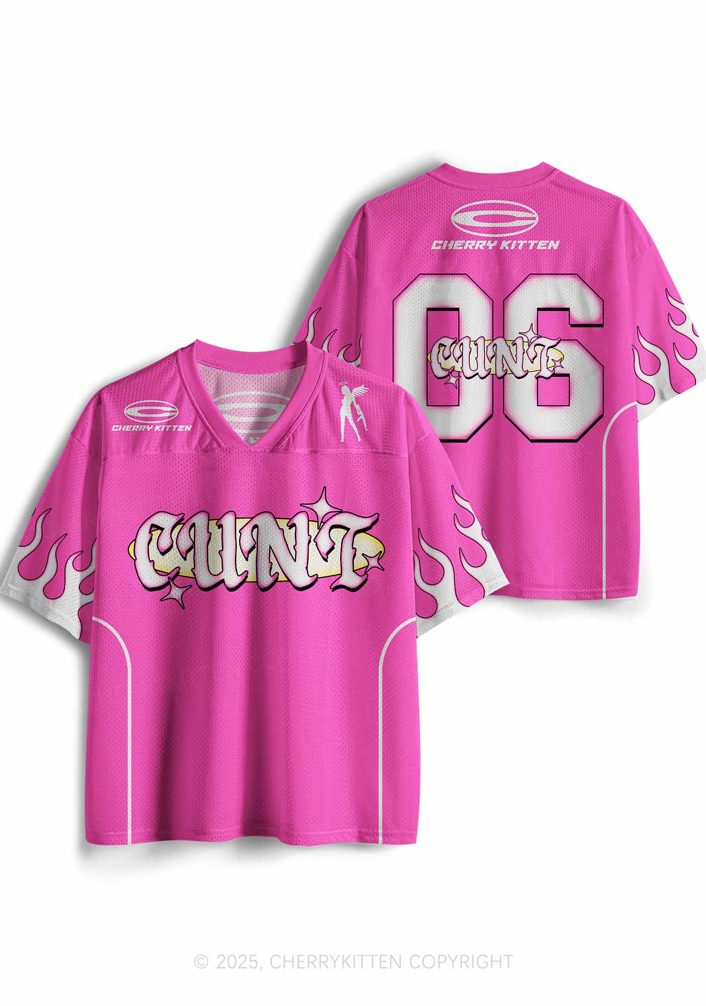 Custom Cxxt Angel Y2K Sport Jersey Shirts Cherrykitten - Image 3