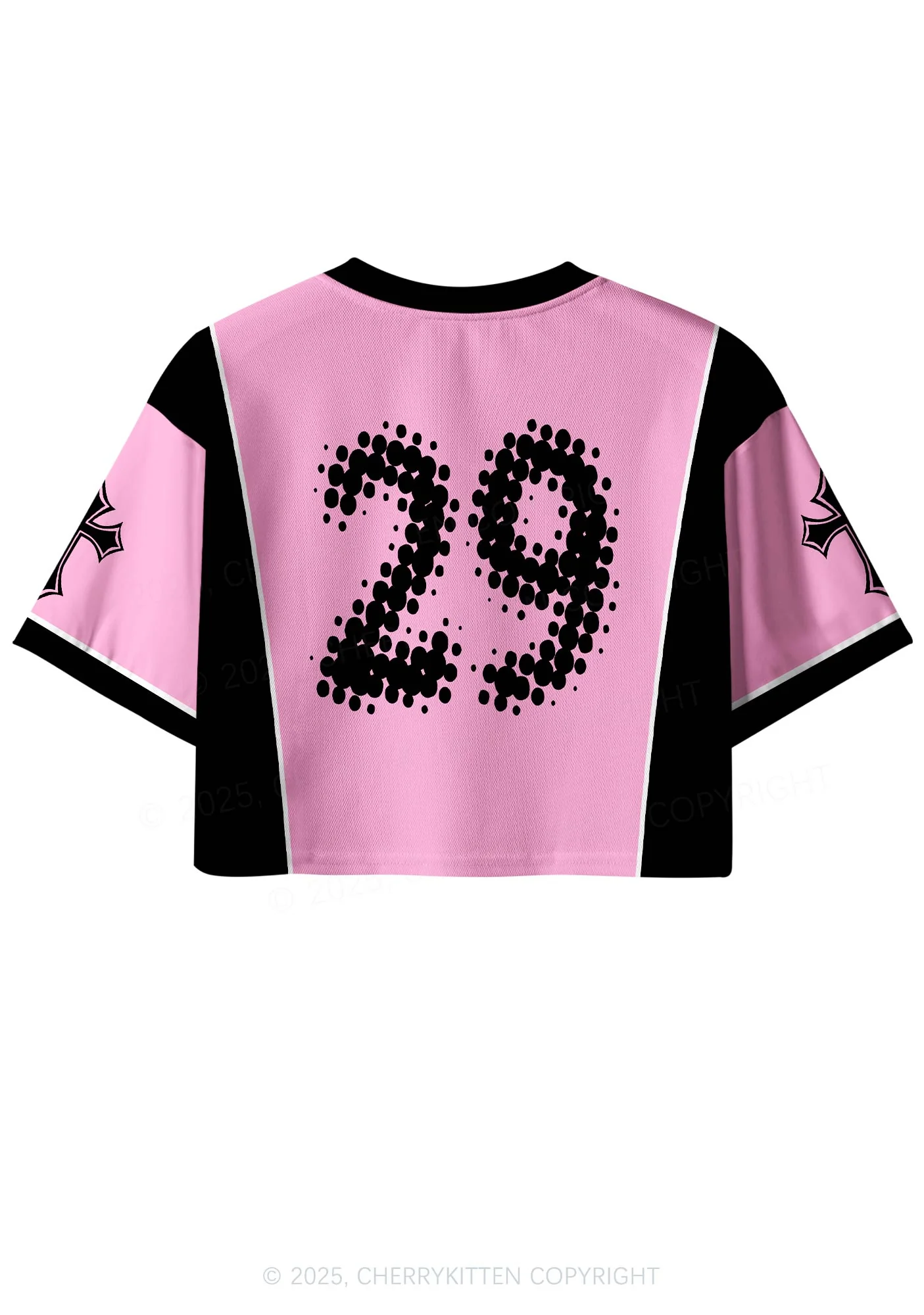 Custom Cxxt Code Y2K Crop Sport Jersey Shirts Cherrykitten - Image 2