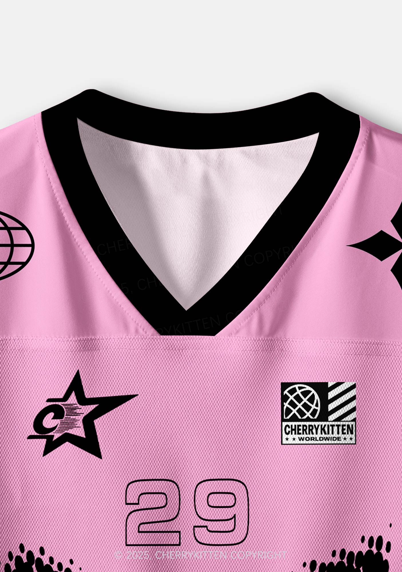 Custom Cxxt Code Y2K Crop Sport Jersey Shirts Cherrykitten - Image 3
