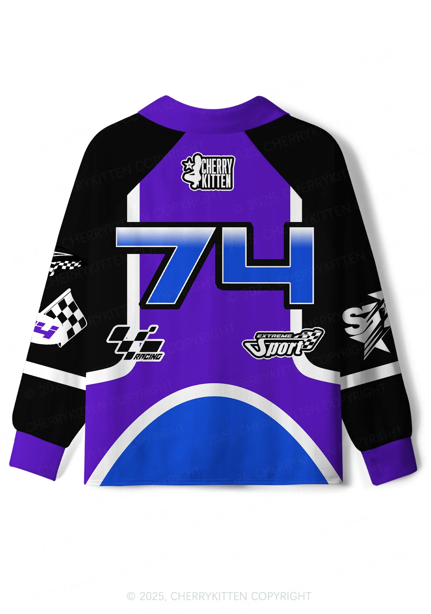 Custom Cxxt Era Y2K Sport Long Sleeve Jersey Shirts Cherrykitten - Image 2