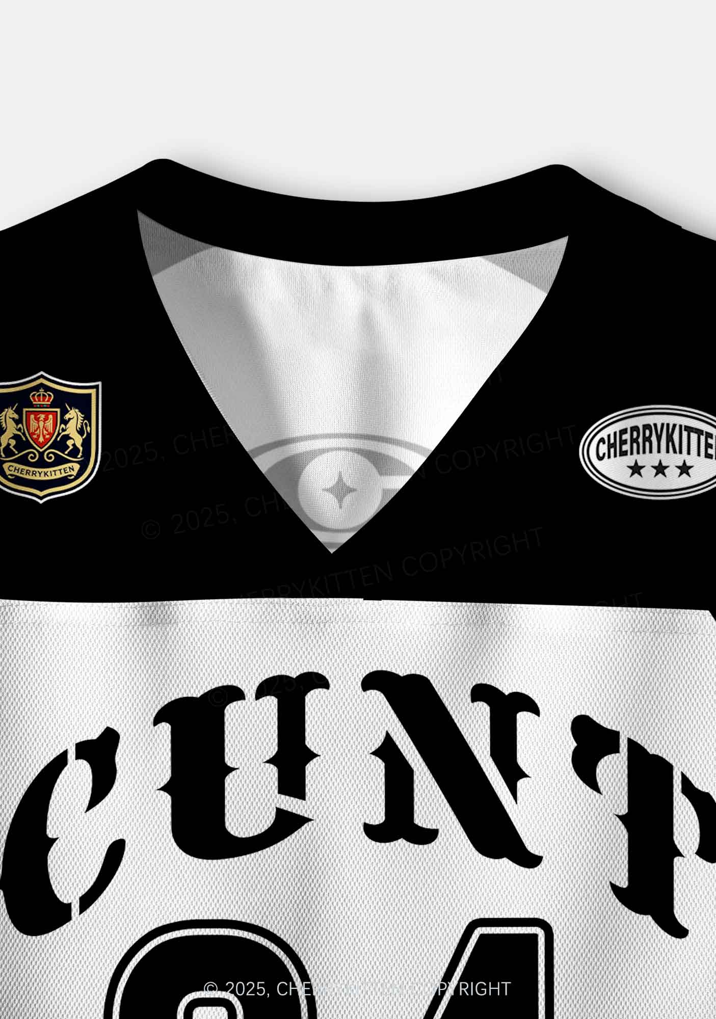 Custom Cxxt Flame Y2K Crop Sport Jersey Shirts Cherrykitten - Image 3