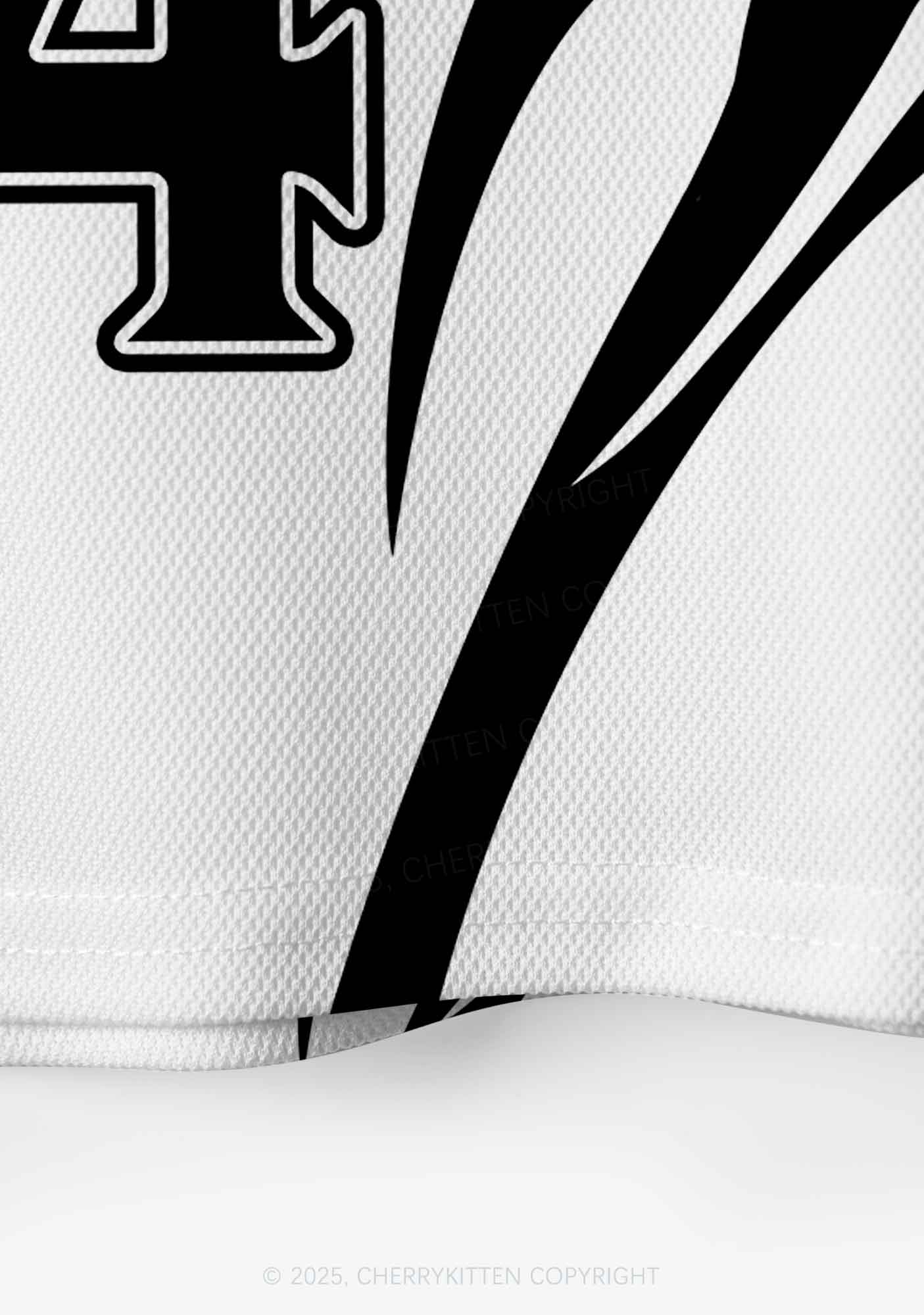 Custom Cxxt Flame Y2K Crop Sport Jersey Shirts Cherrykitten - Image 4
