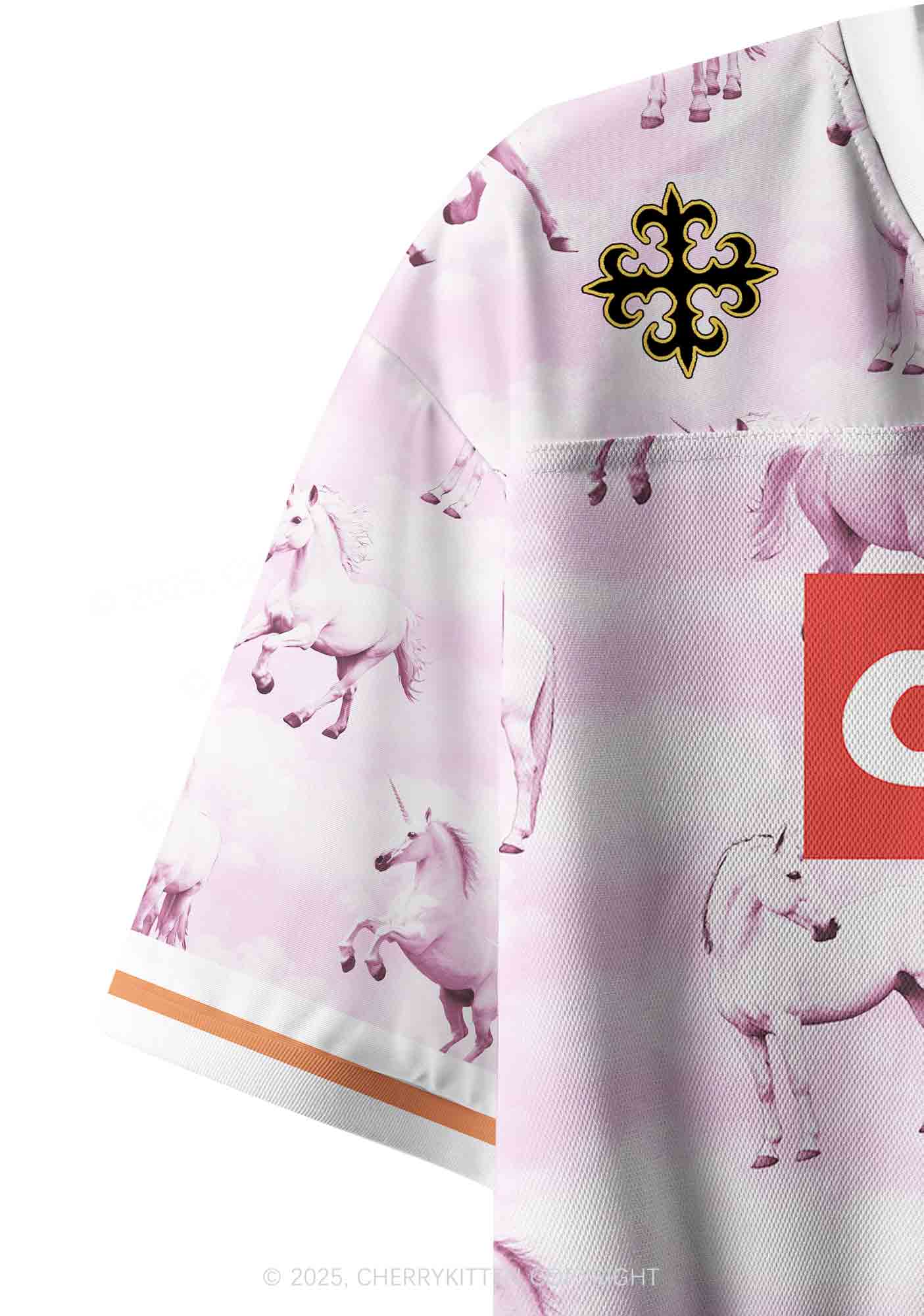 Custom Cxxt Horse Y2K Crop Sport Jersey Shirts Cherrykitten - Image 7