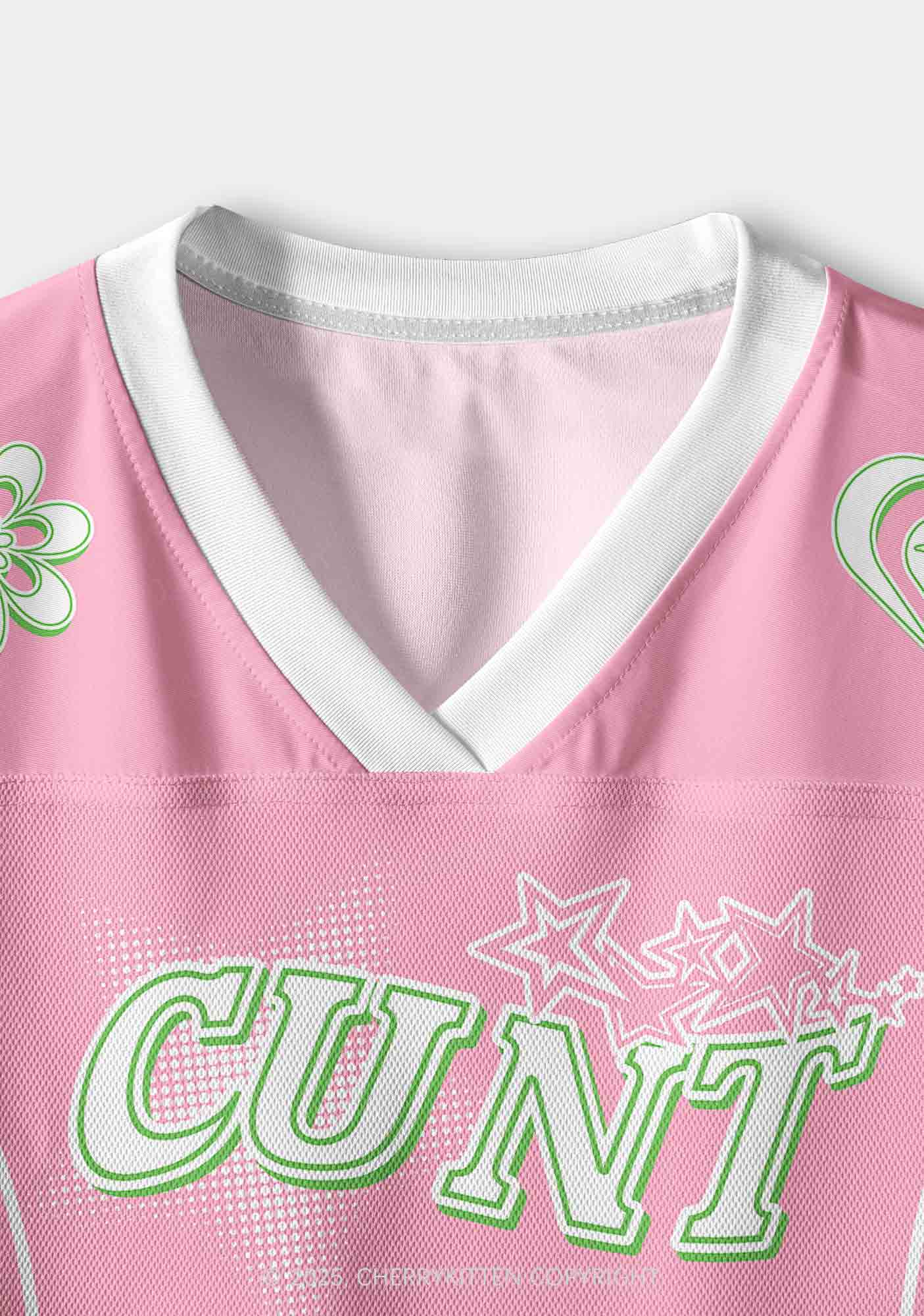 Custom Cxxt Stars Y2K Crop Sport Jersey Shirts Cherrykitten - Image 3