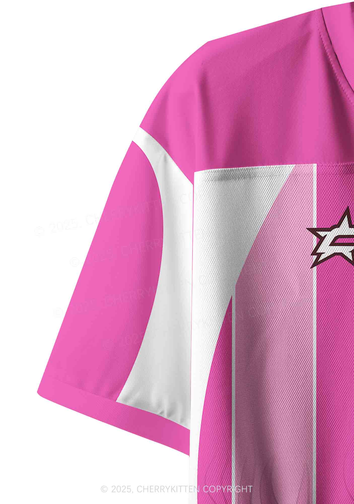 Custom Cxxting Season Y2K Crop Sport Jersey Shirts Cherrykitten - Image 6