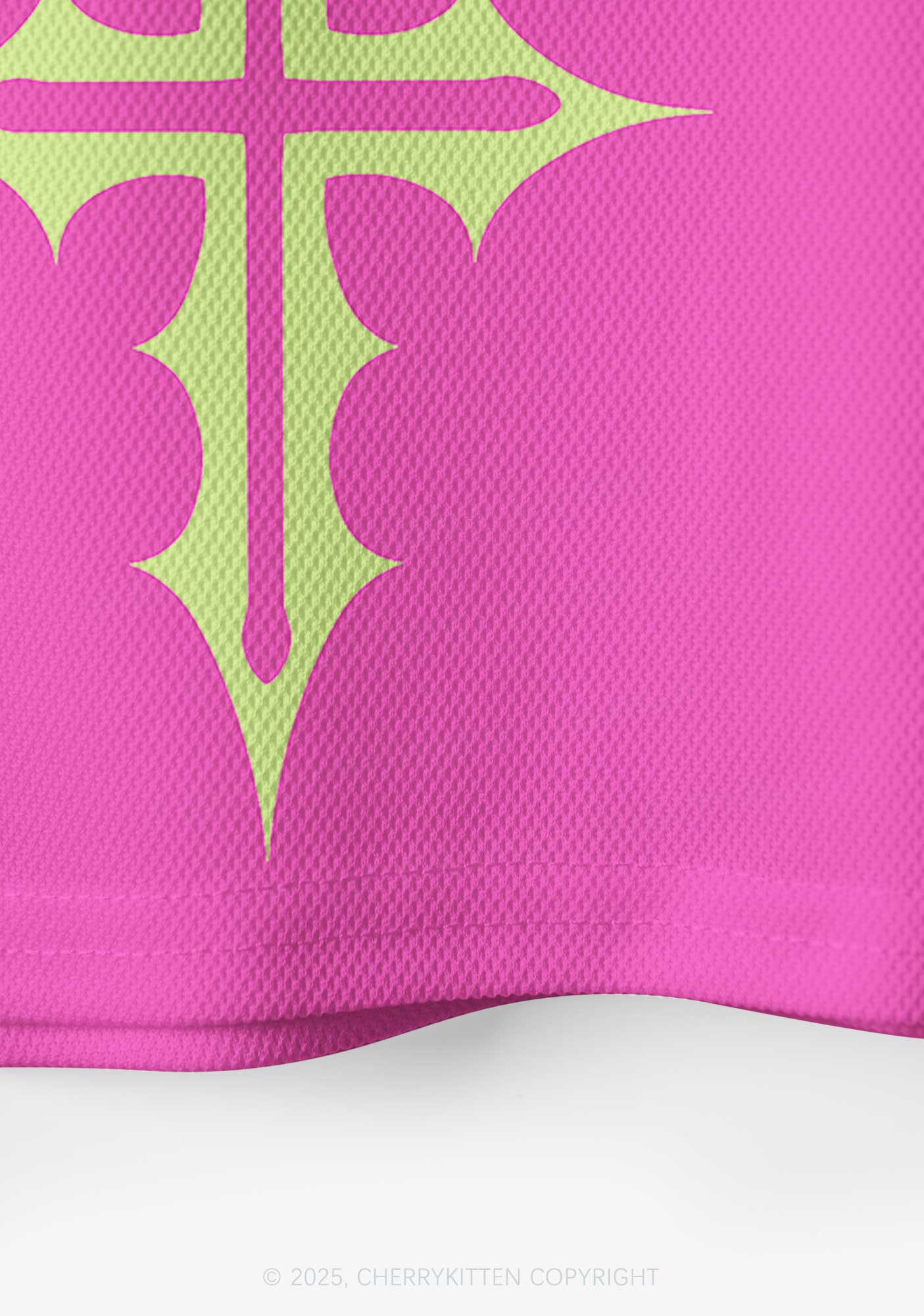 Custom Cyber Pink Ketamxxe Cross Y2K Crop Sport Jersey Shirts Cherrykitten - Image 5