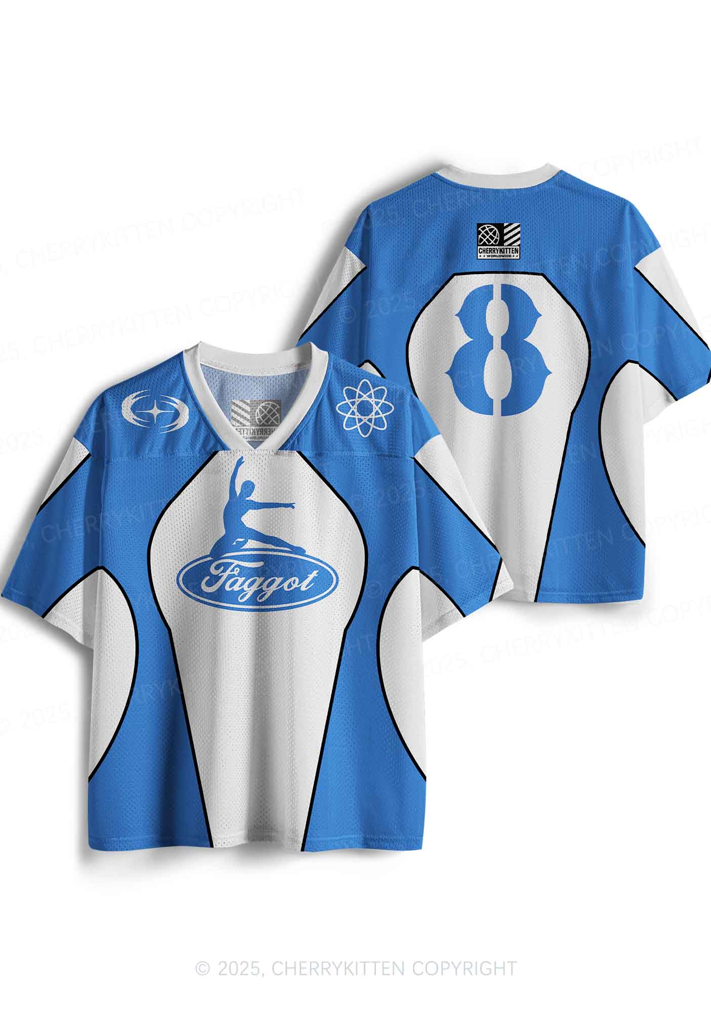 Custom Dancing Faggot Pride Y2K Sport Jersey Shirts Cherrykitten - Image 3