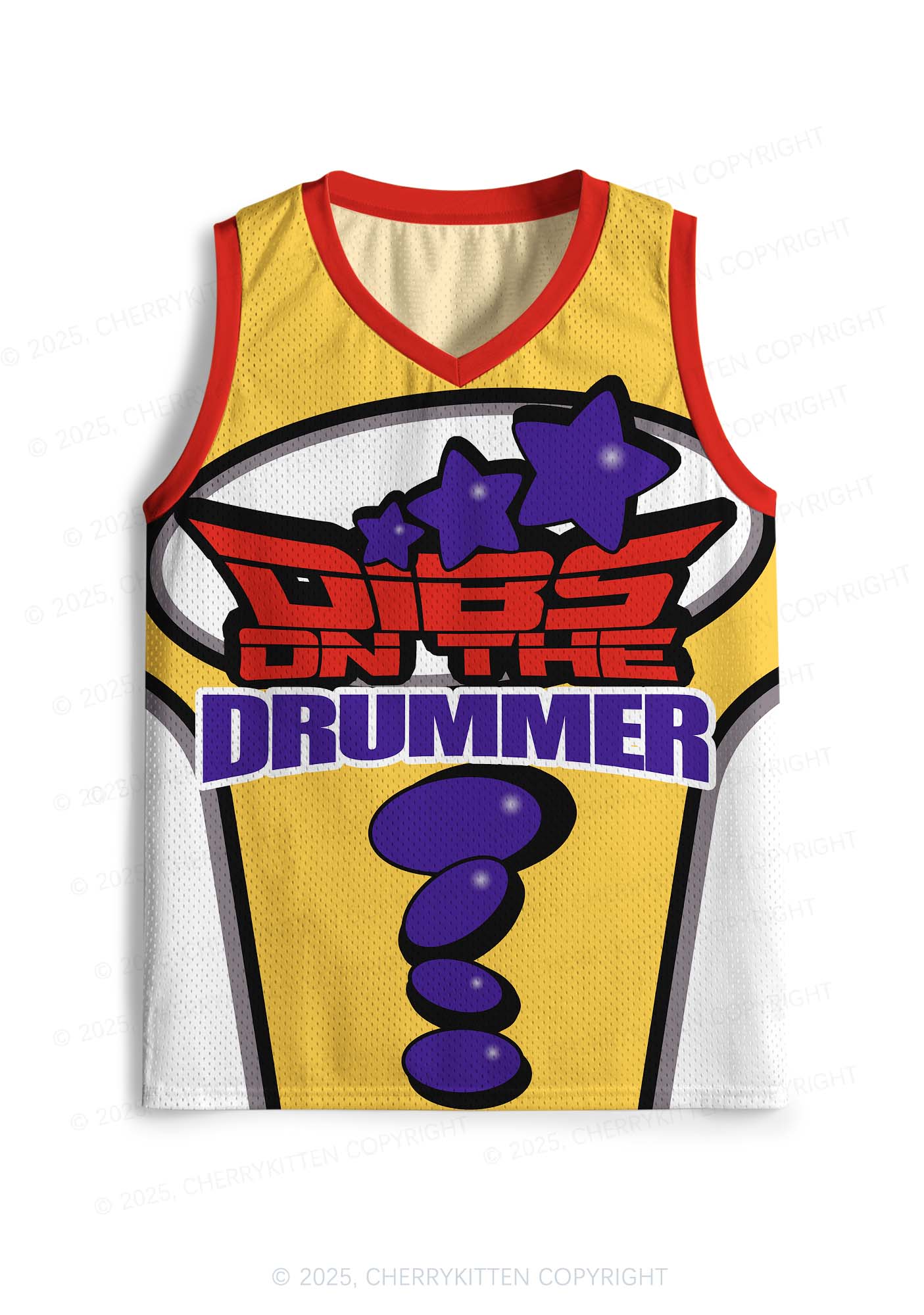 Custom Dibs On The Drummer Y2K Sport Jersey Tank Cherrykitten - Image 2