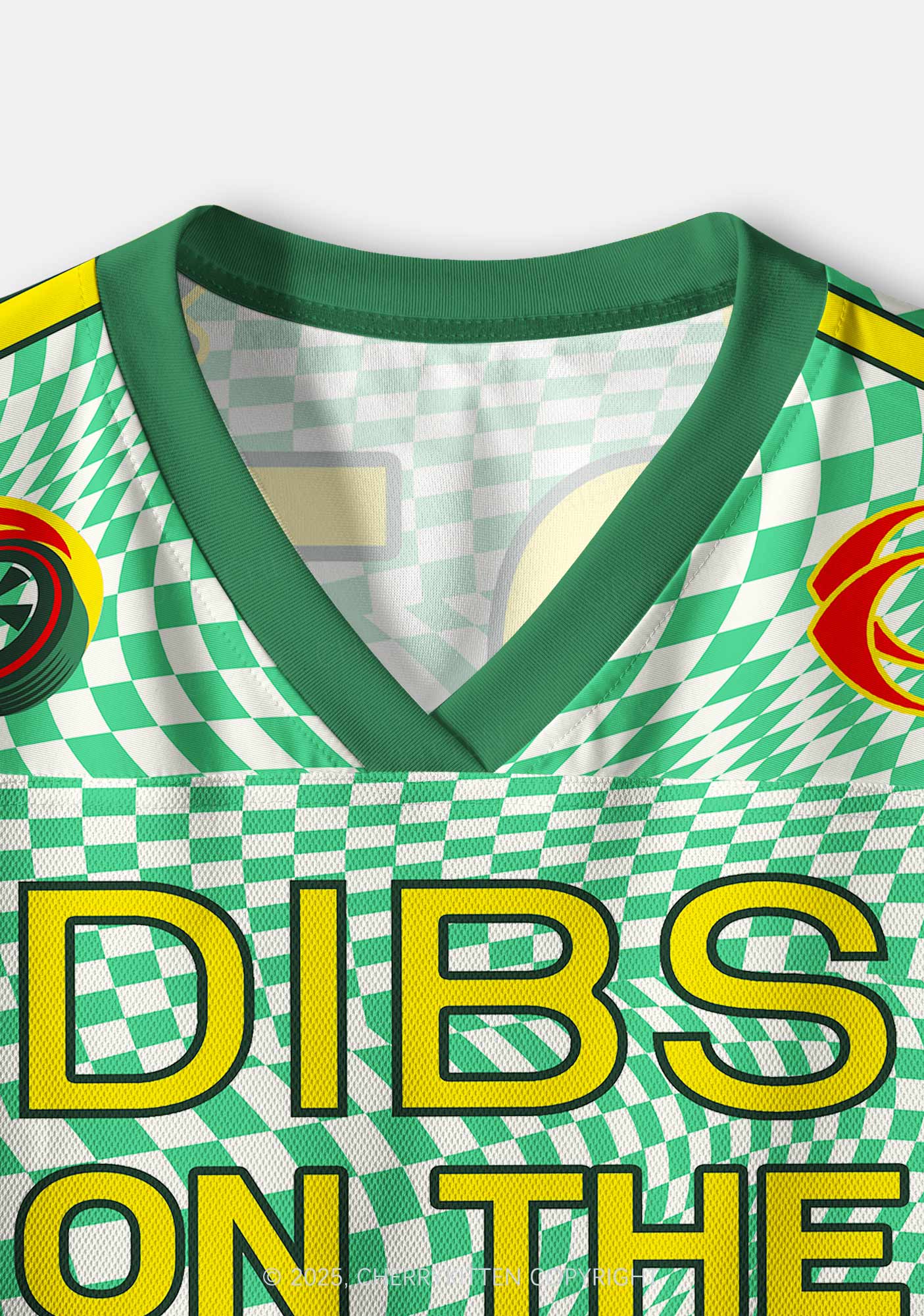 Custom Dibs On The Ginger St Patricks Y2K Crop Sport Jersey Shirts Cherrykitten - Image 4