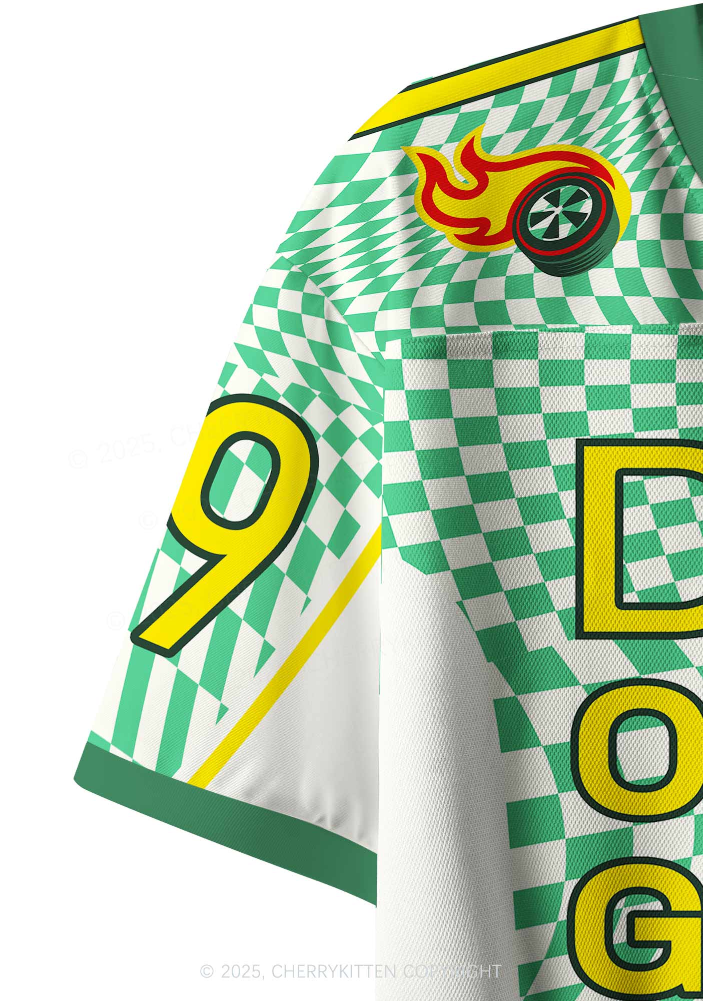 Custom Dibs On The Ginger St Patricks Y2K Crop Sport Jersey Shirts Cherrykitten - Image 6
