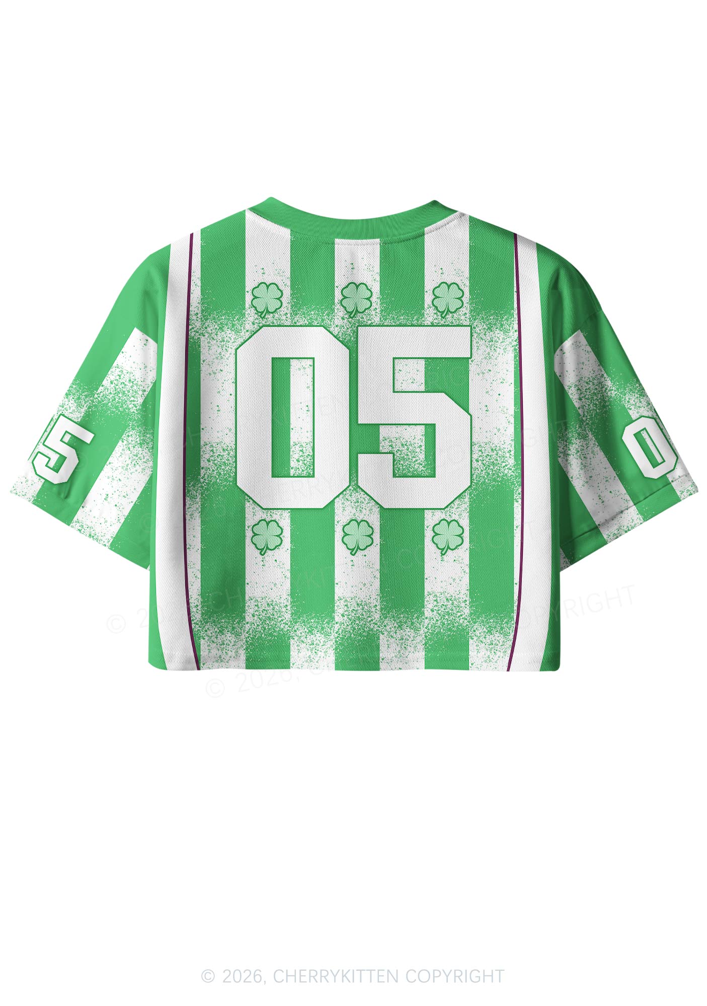 Custom Dibs On The Redhead St Patricks Y2K Crop Sport Jersey Shirts Cherrykitten - Image 4