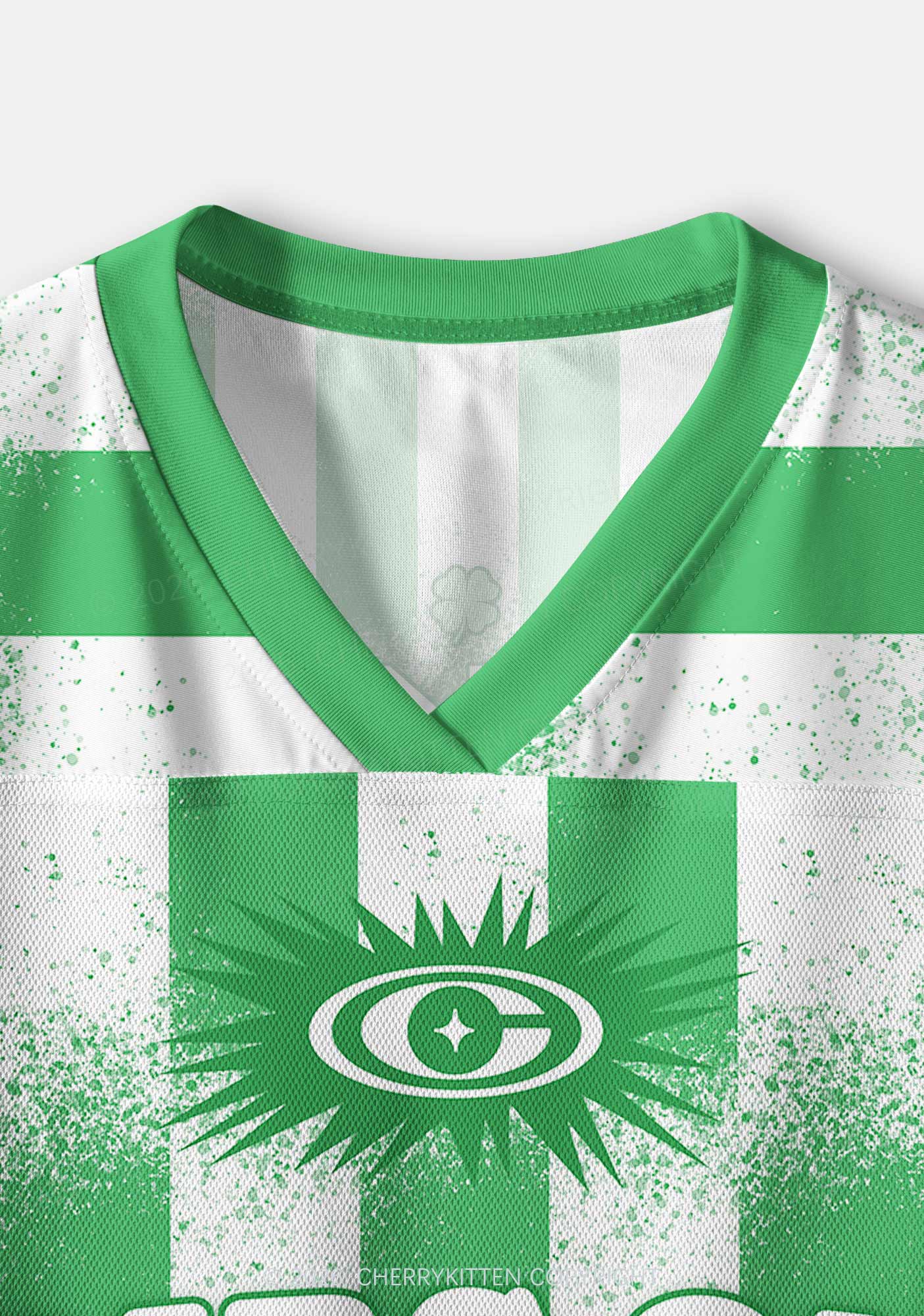 Custom Dibs On The Redhead St Patricks Y2K Crop Sport Jersey Shirts Cherrykitten - Image 5