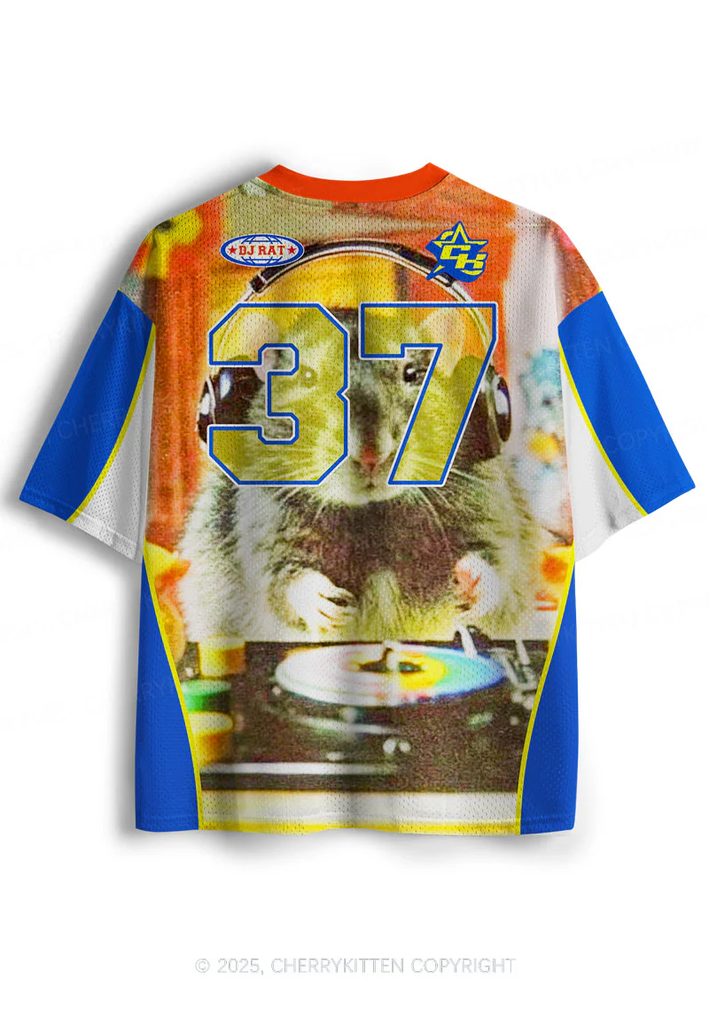Custom DJ Rat Duck Y2K Sport Jersey Shirts Cherrykitten - Image 2