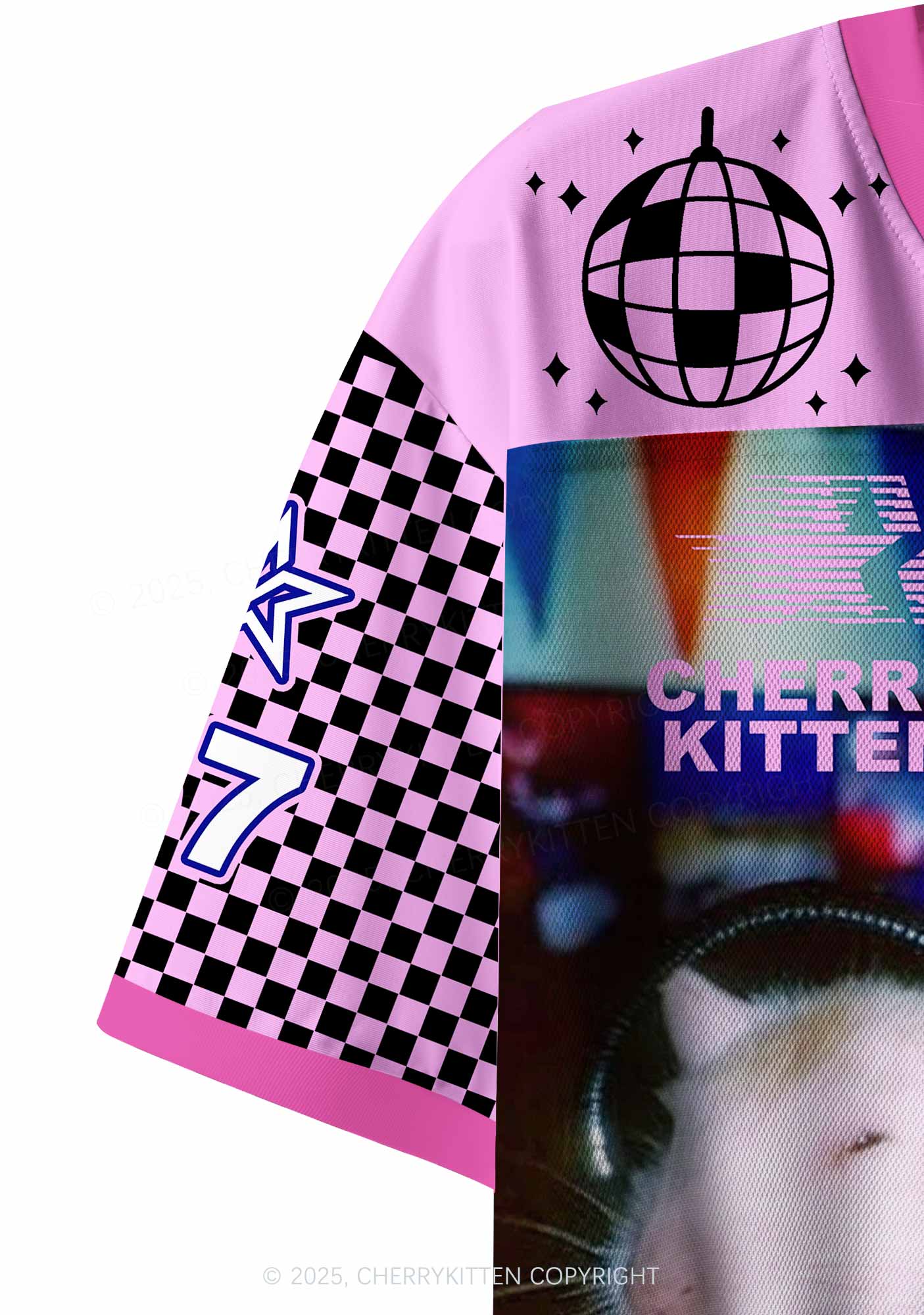 Custom DJ Rats Y2K Crop Sport Jersey Shirts Cherrykitten - Image 5