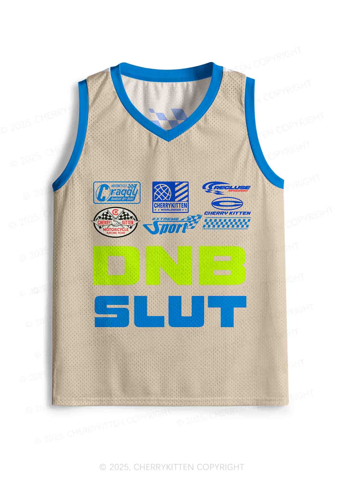 Custom Dnb Slxt Y2K Sport Jersey Tank Cherrykitten - Image 2