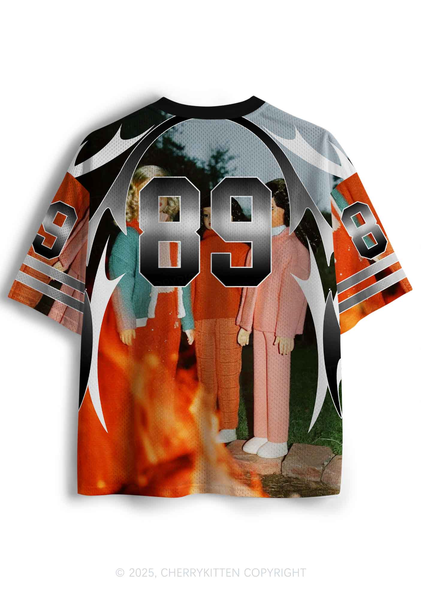 Custom Doll Flame Y2K Sport Jersey Shirts Cherrykitten - Image 2