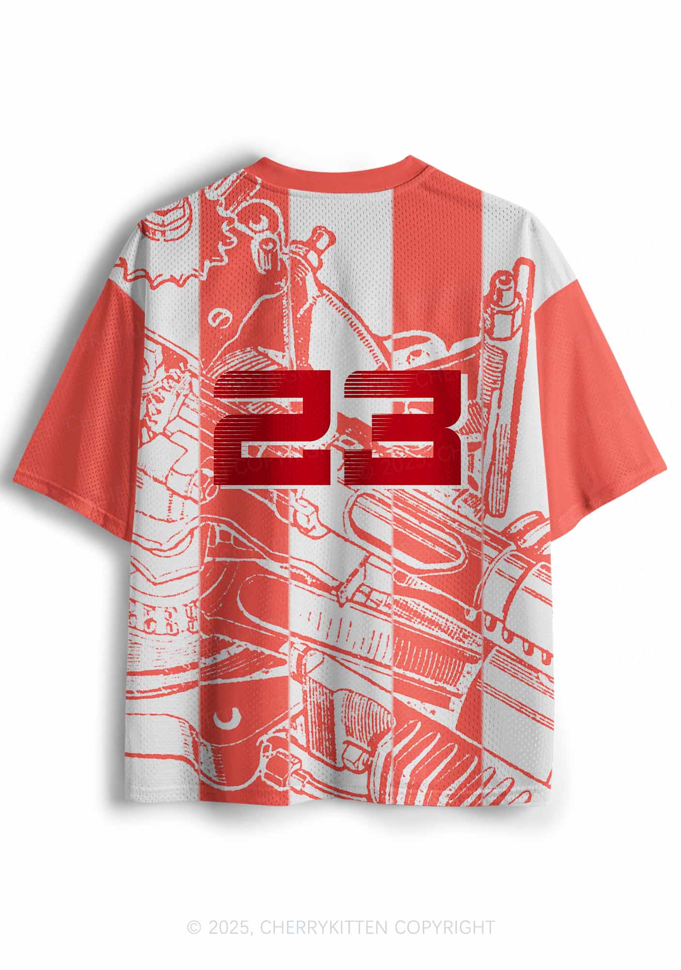 Custom Dont Play Techno Y2K Sport Jersey Shirts Cherrykitten - Image 2